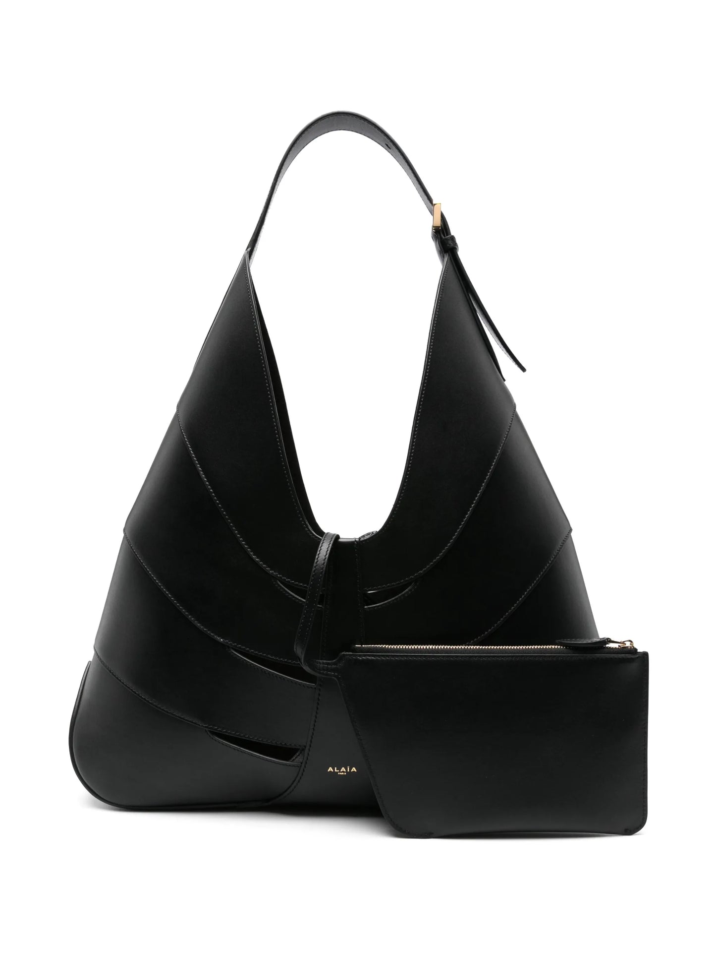 Delta leather tote bag