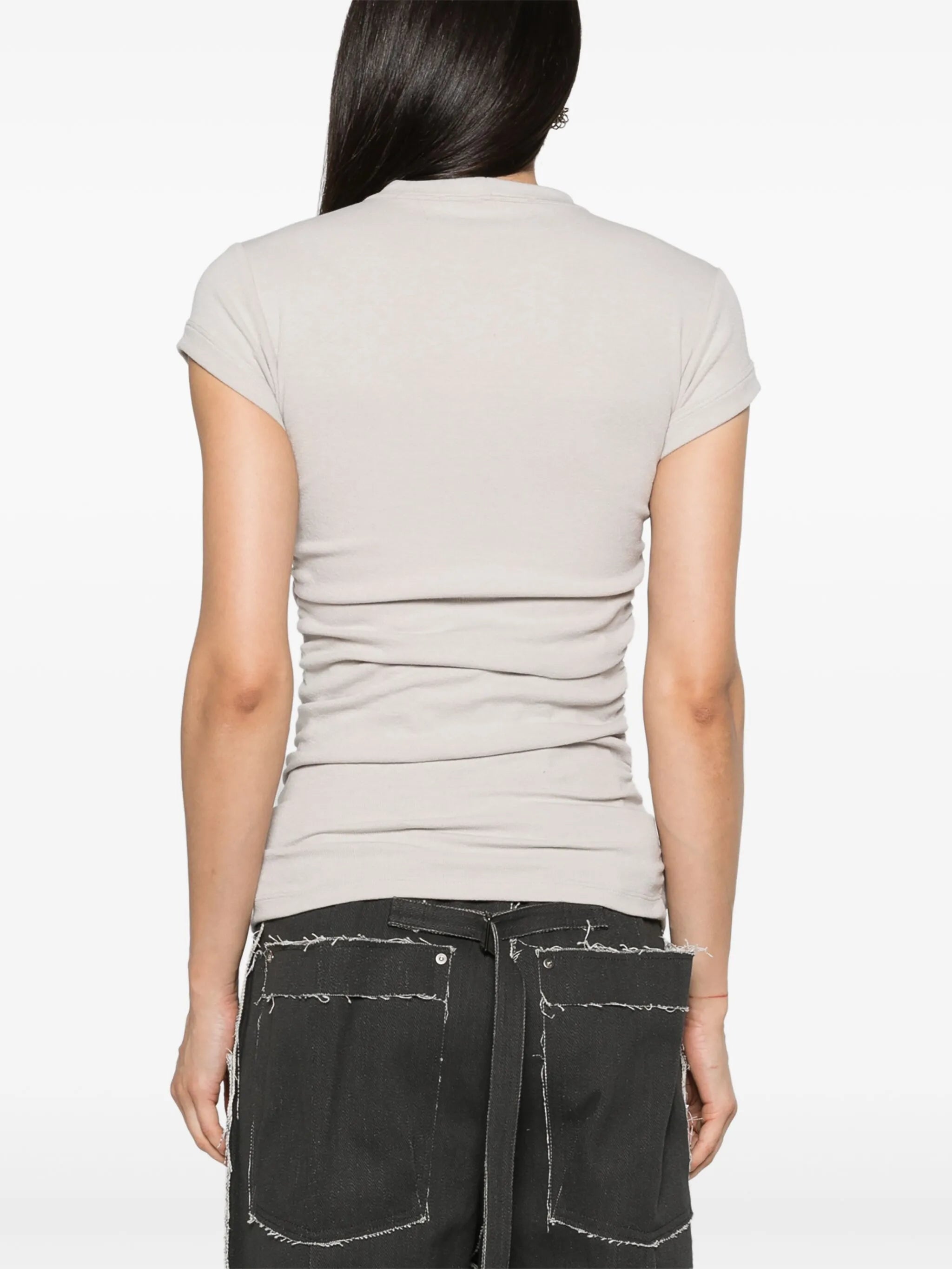 ruched jersey T-shirt