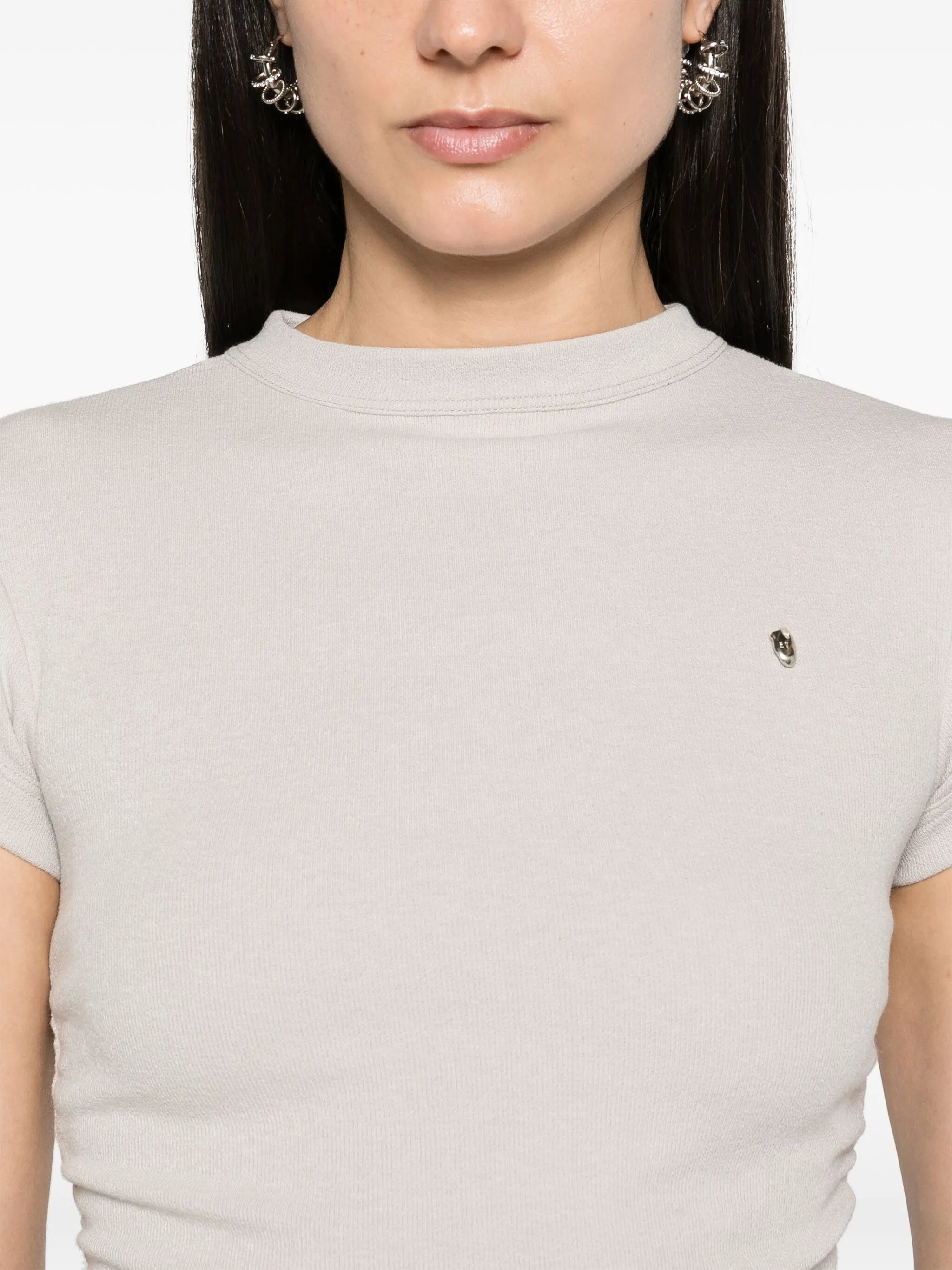 ruched jersey T-shirt