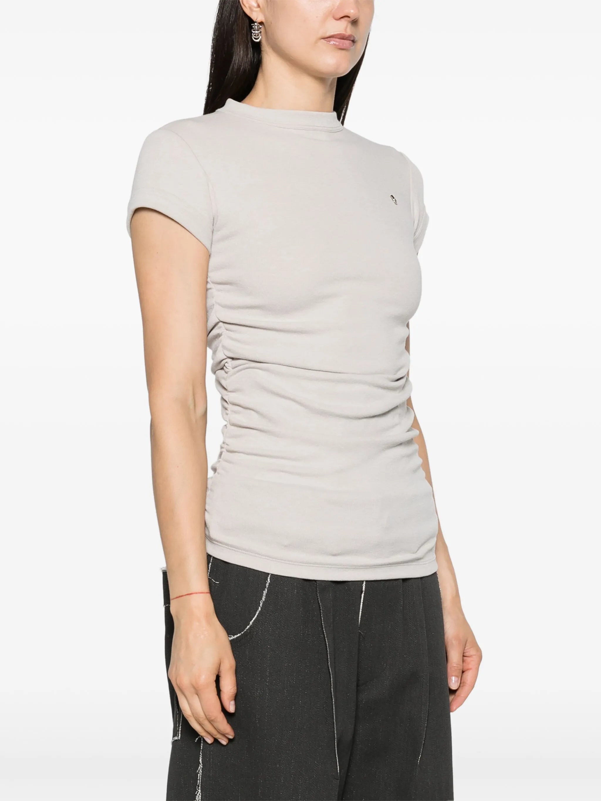 ruched jersey T-shirt