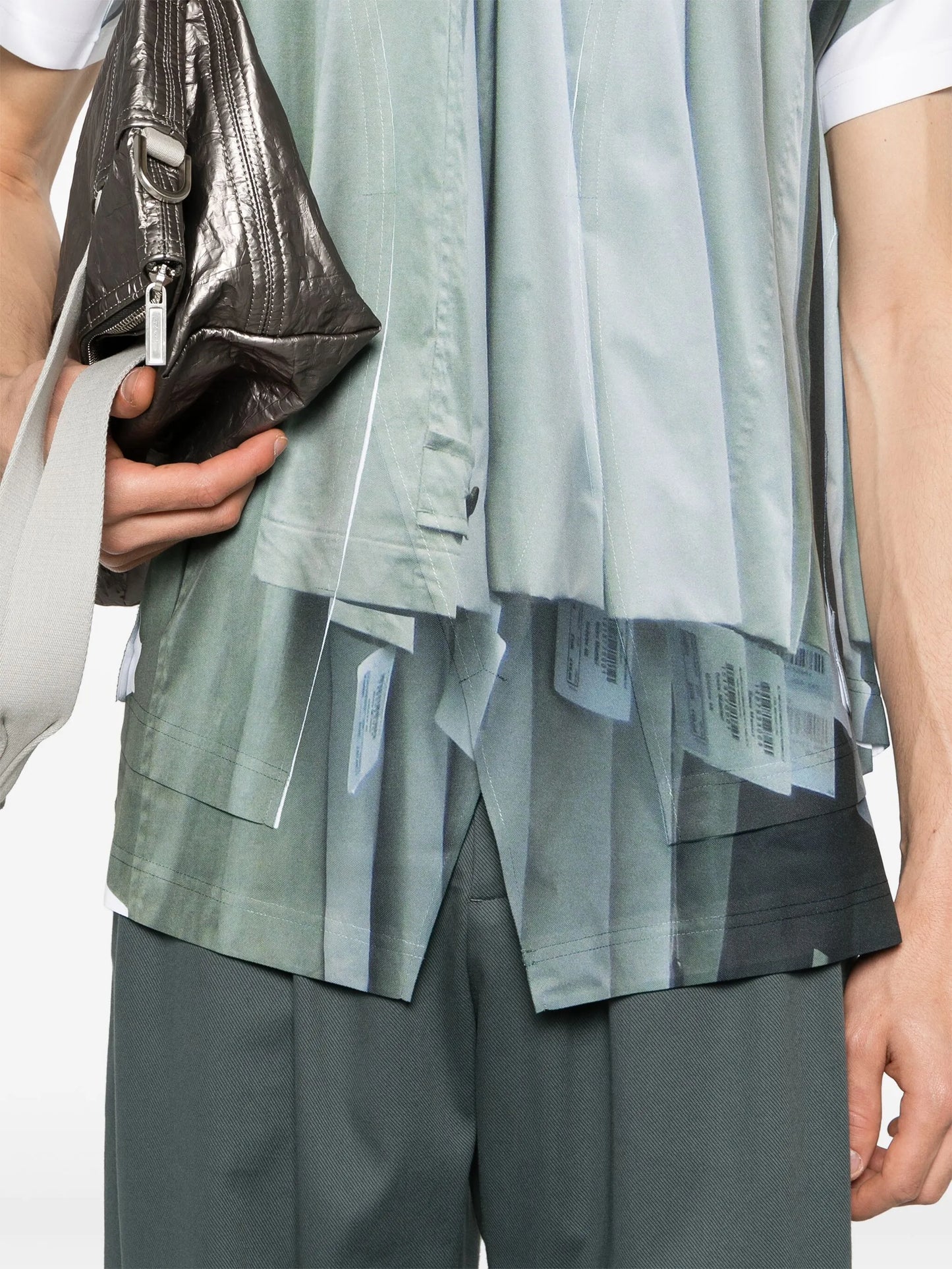 trompe l'oeil-print T-shirt