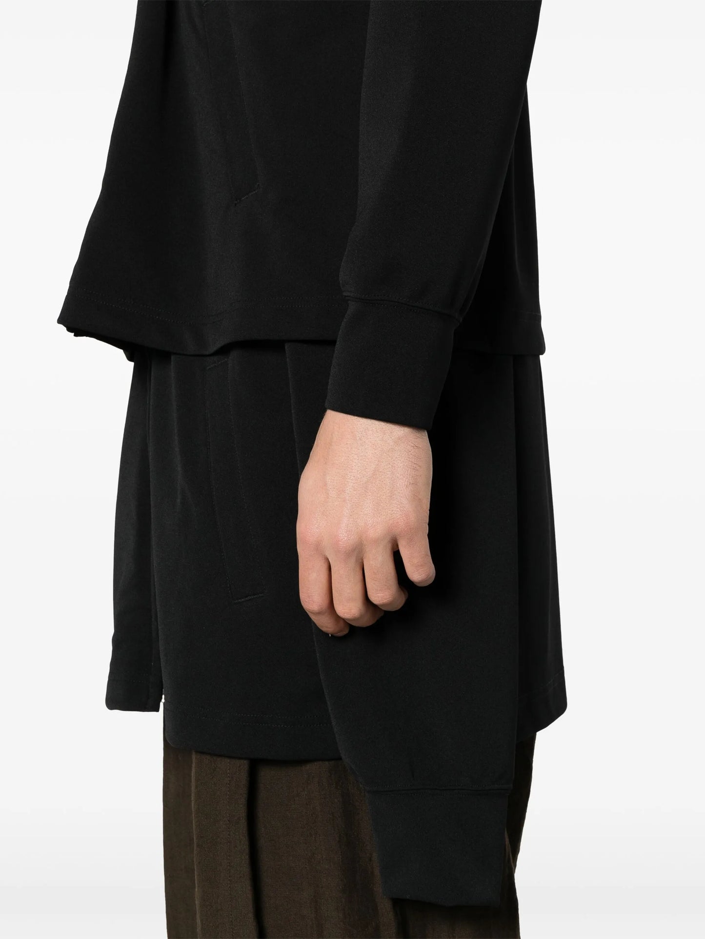 Double Sleeve hooded jacket