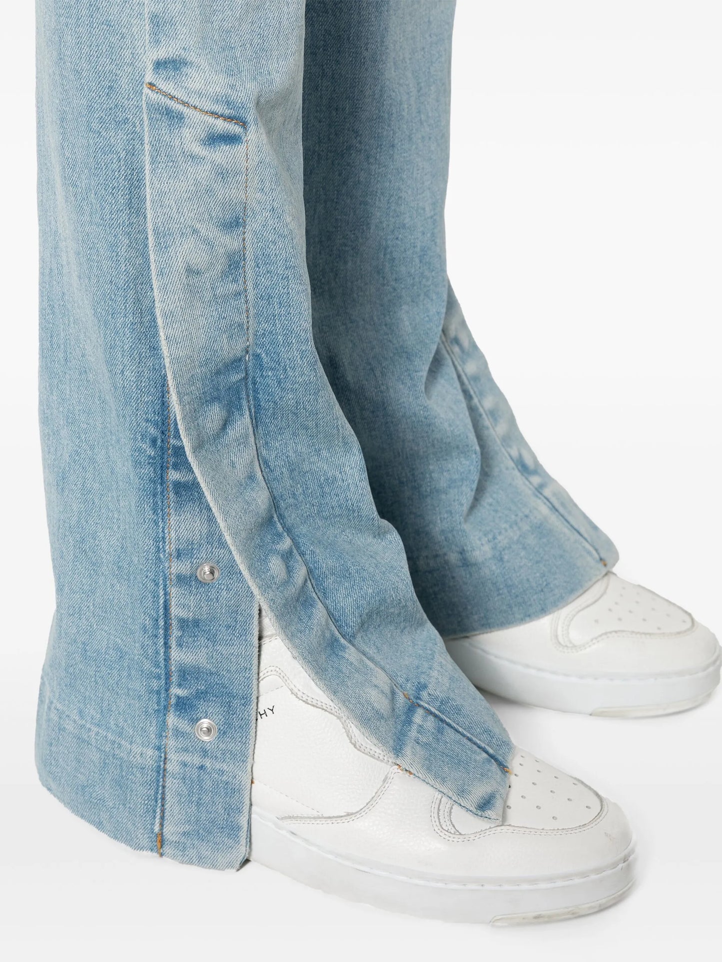 mid-rise bootcut jeans