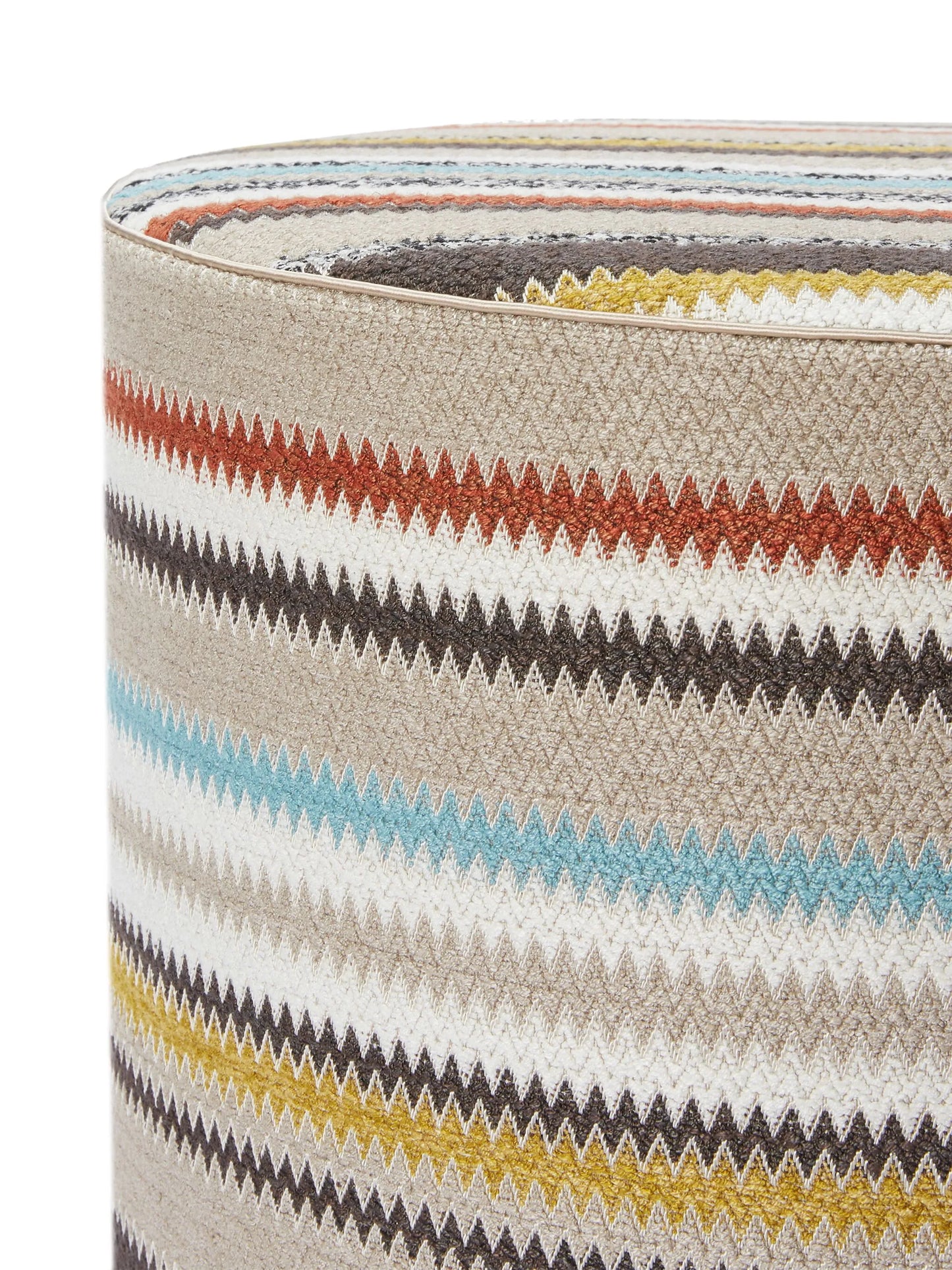 Blurred zigzag pouf (40cm x 30cm)