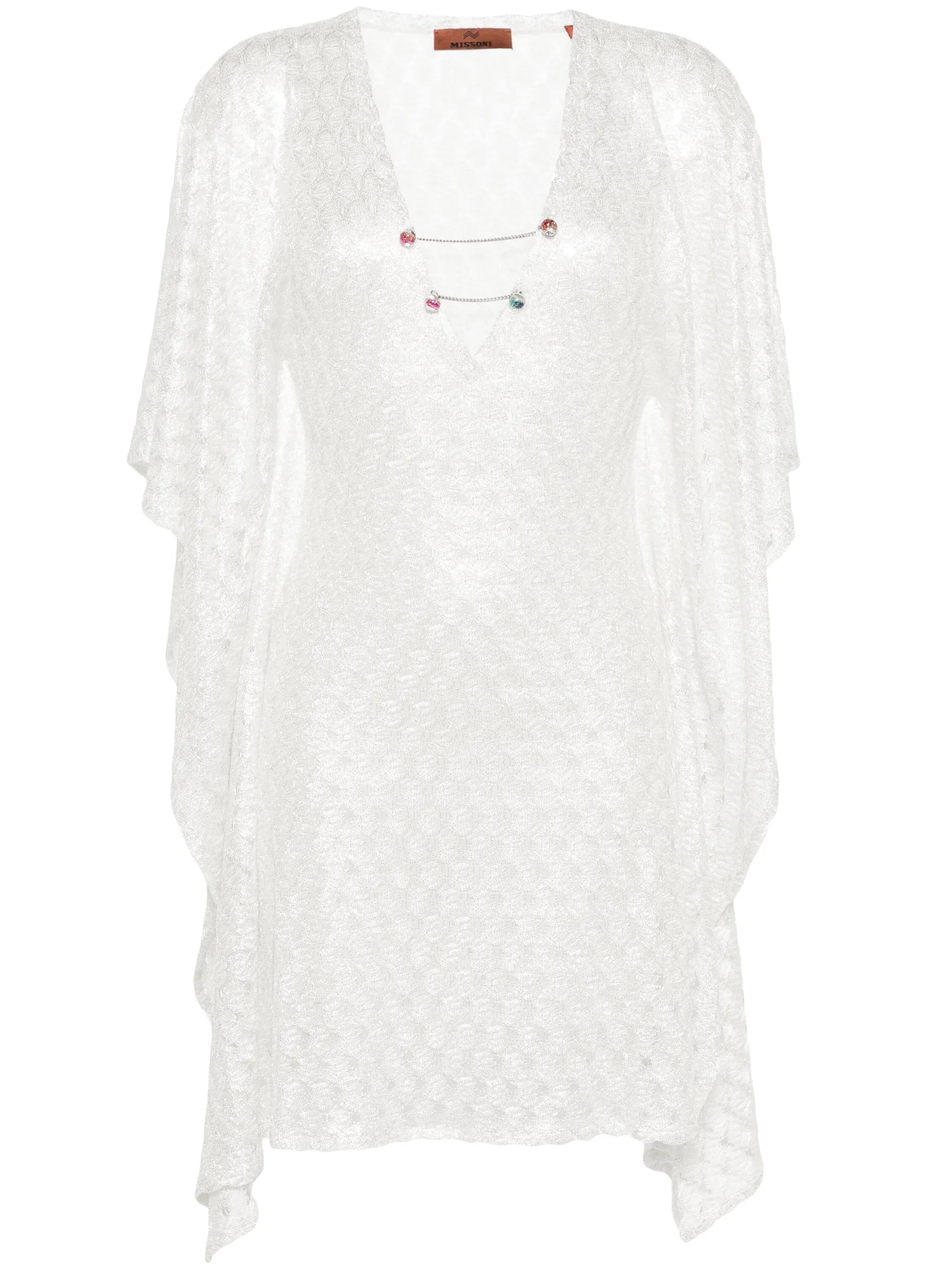 zigzag-woven dress