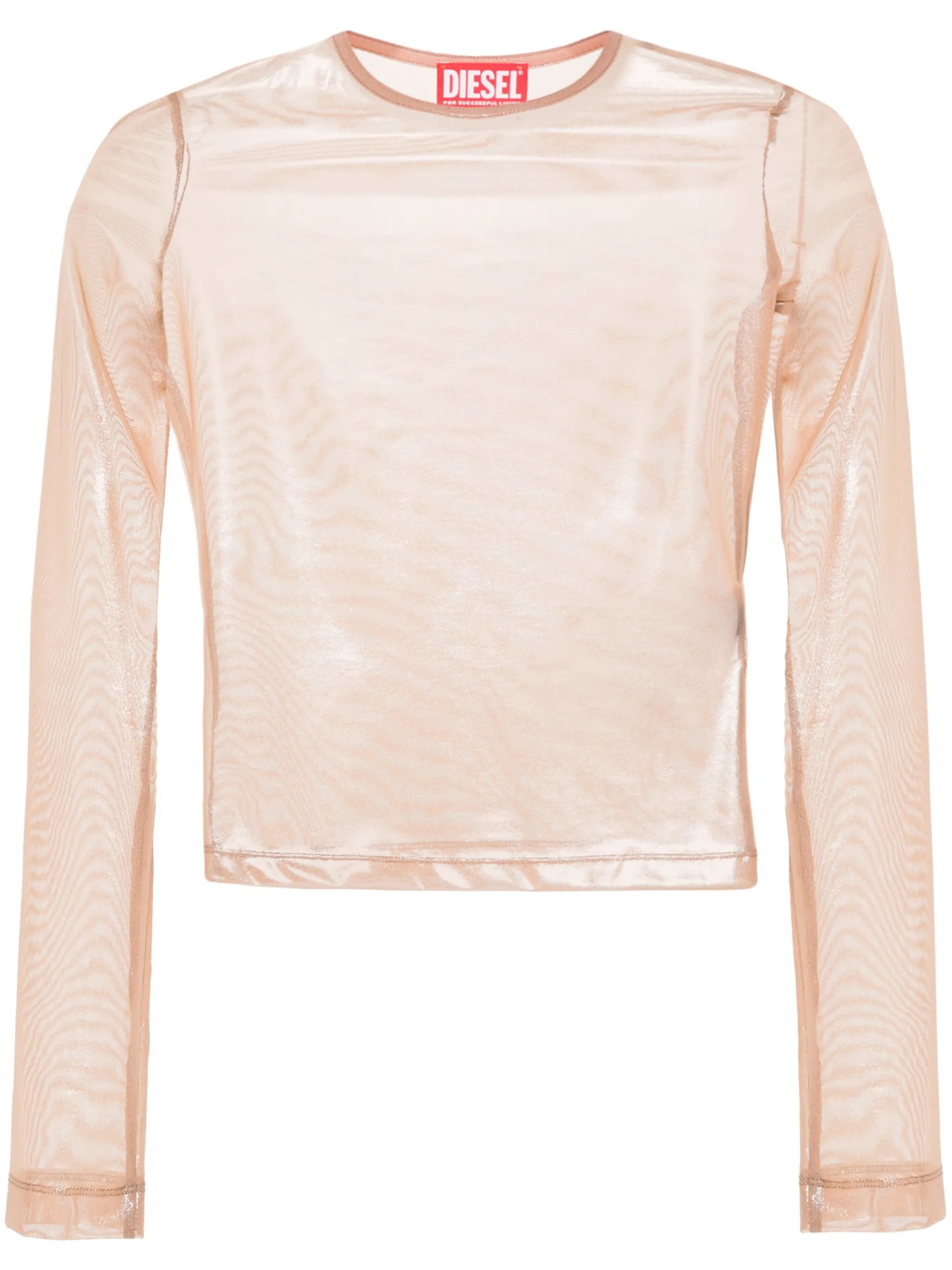 T-Clau-M1 semi-sheer top