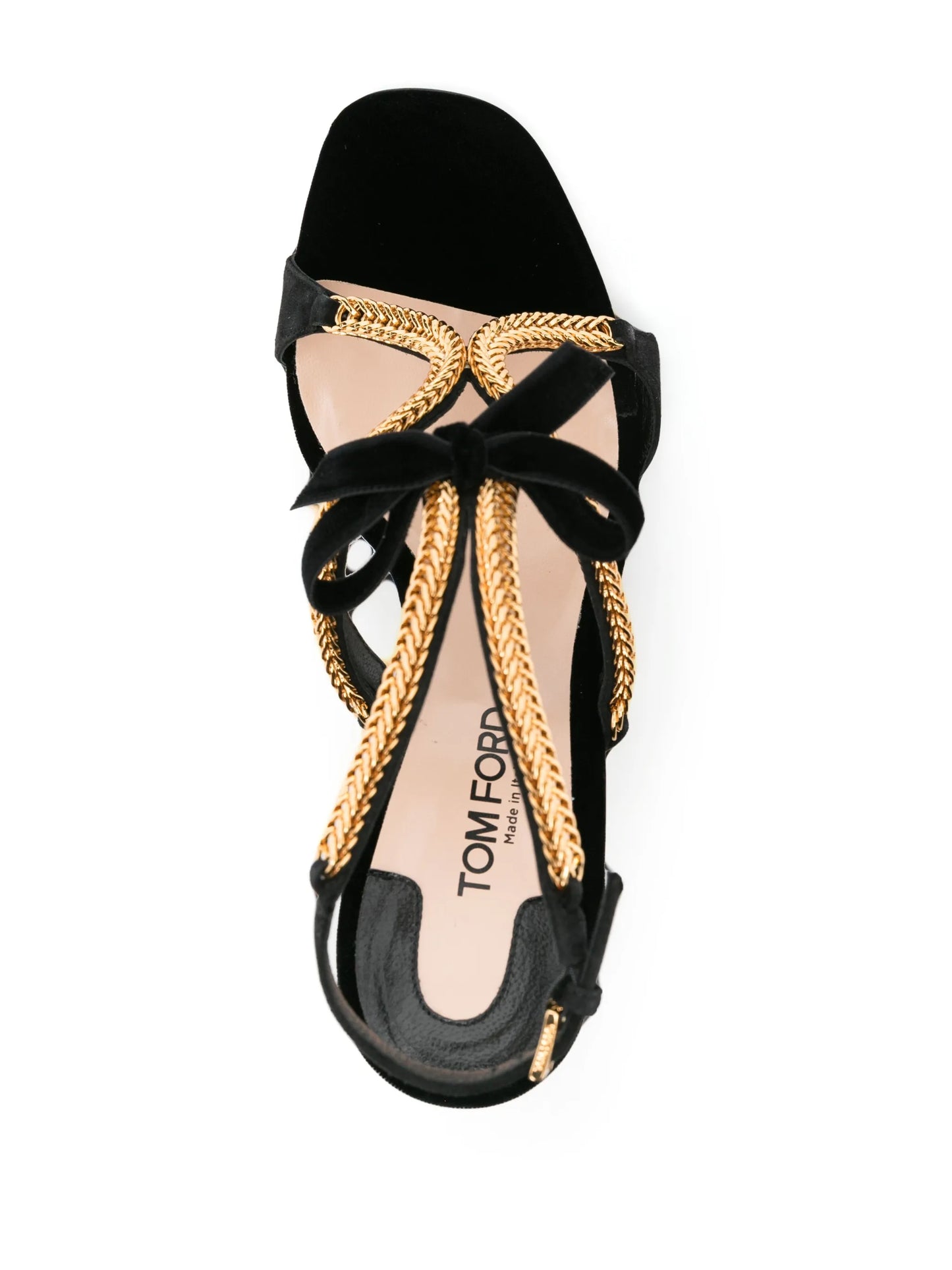 Paradiso 105mm velvet sandals