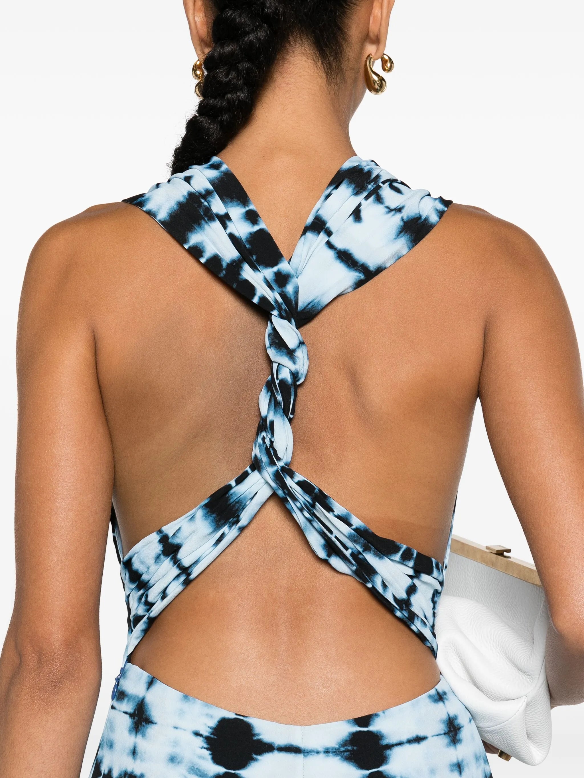 Simone tie-dye midi dress