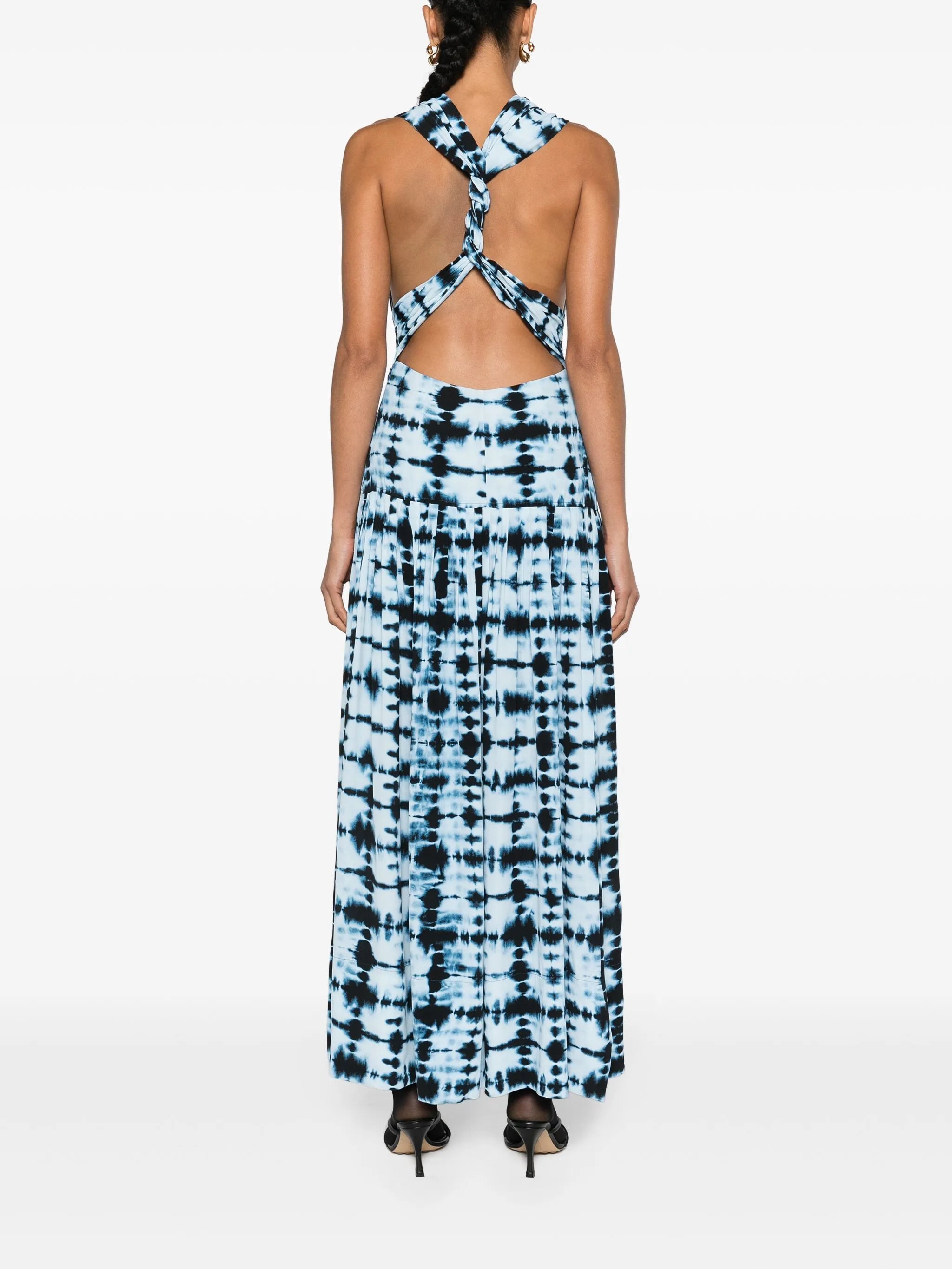 Simone tie-dye midi dress
