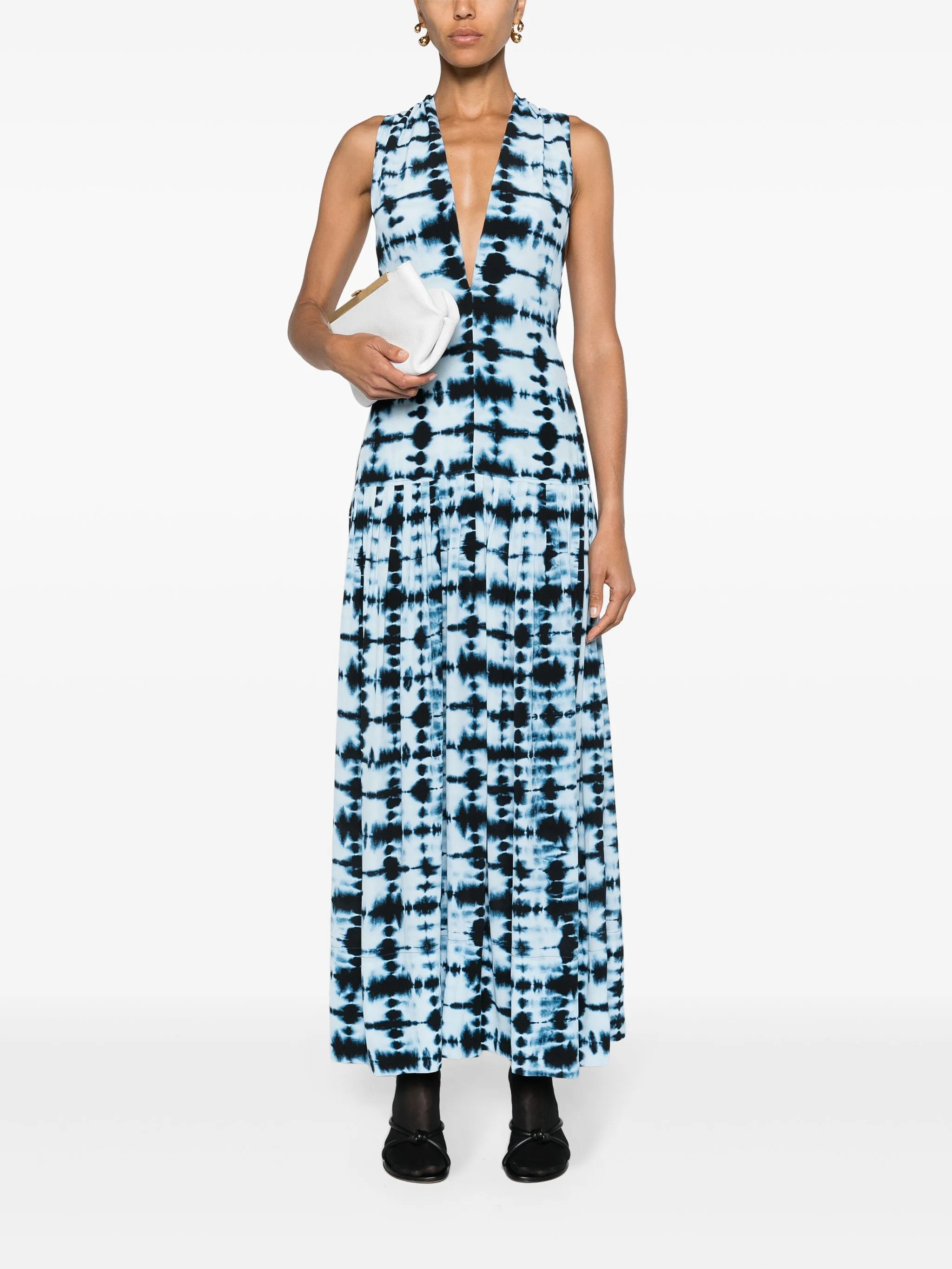 Simone tie-dye midi dress