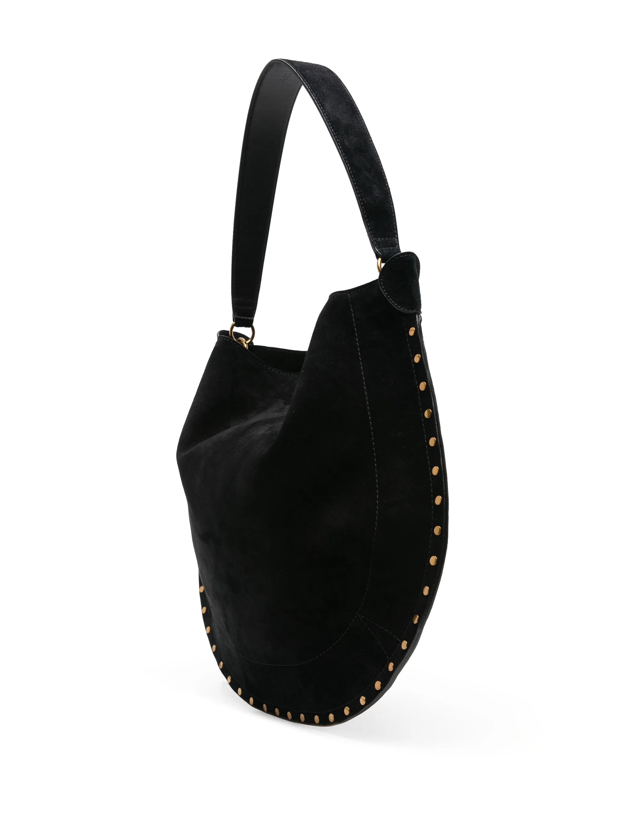Oskan suede shoulder bag