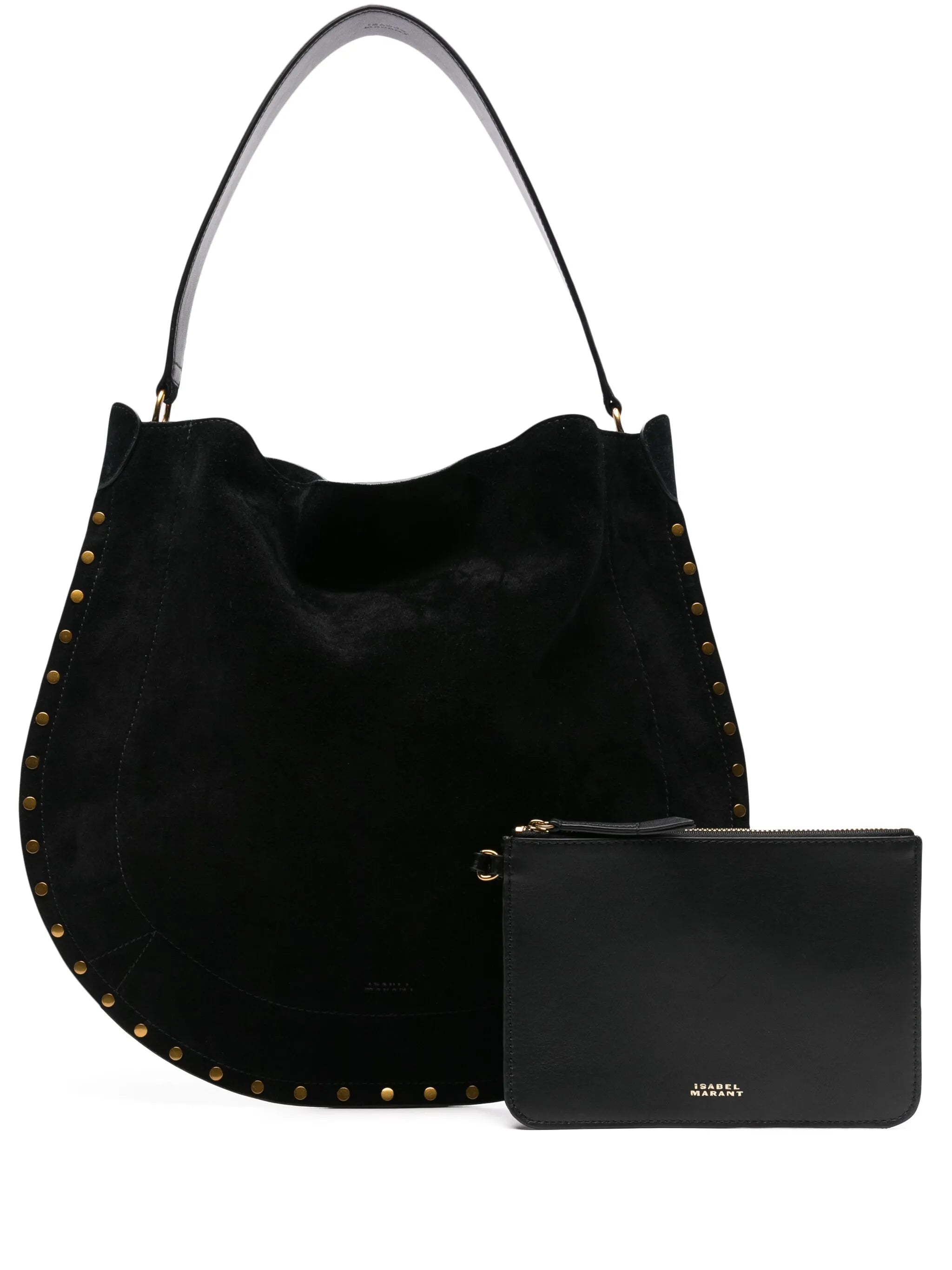 Oskan suede shoulder bag