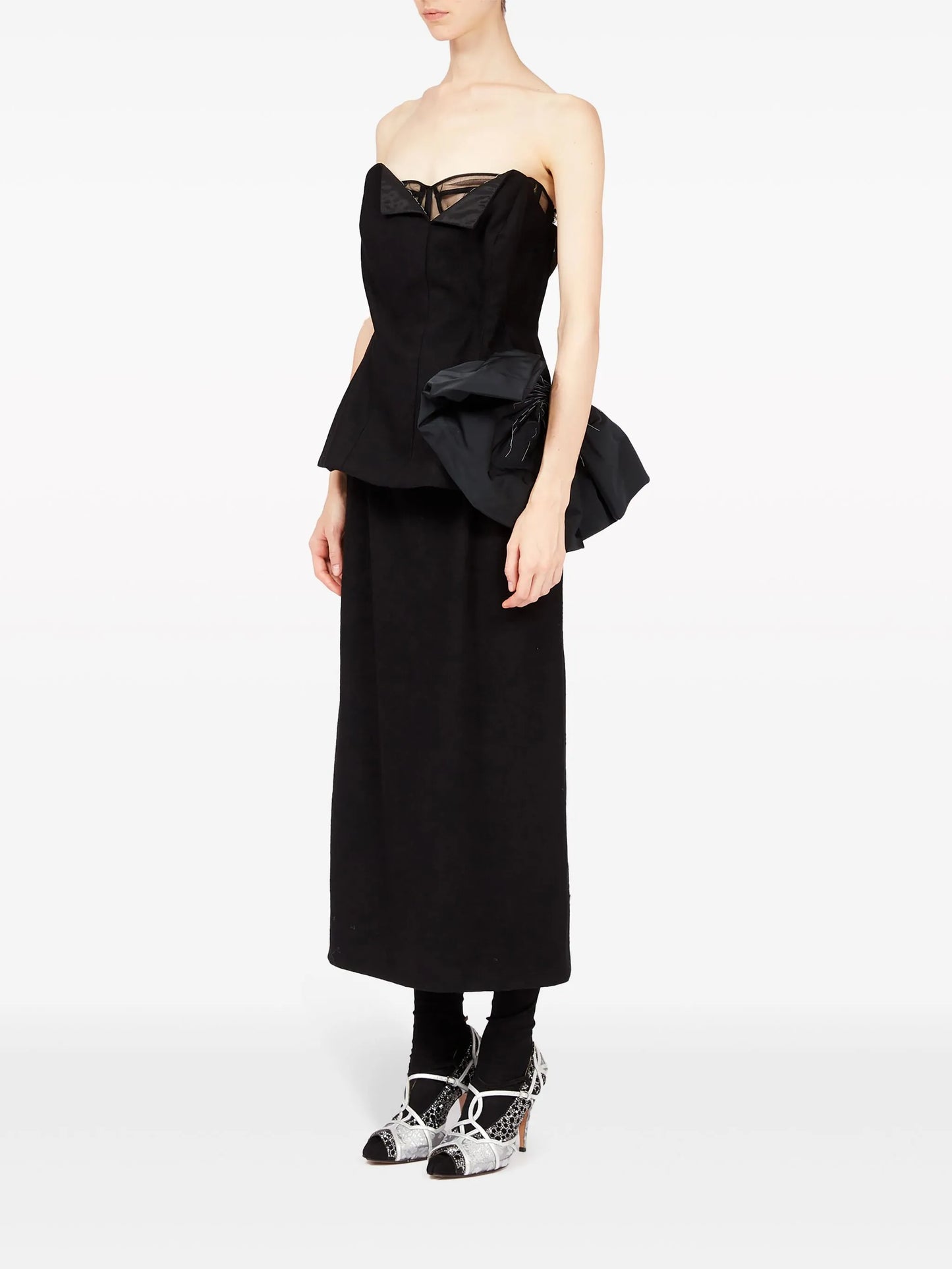 Décortiqué midi dress