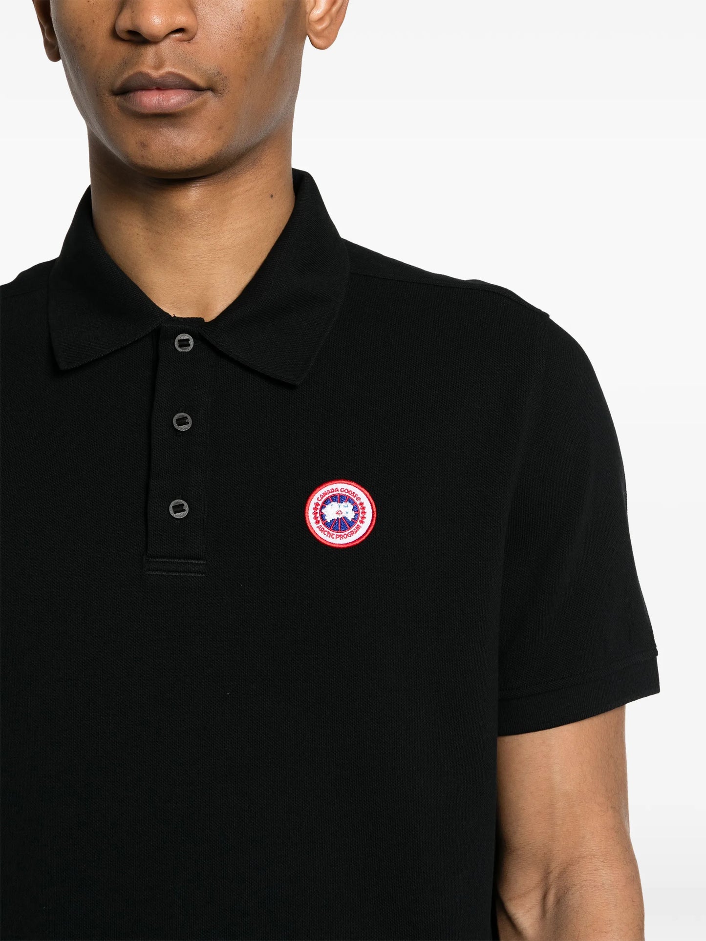 Beckley logo-patch short-sleeve polo shirt