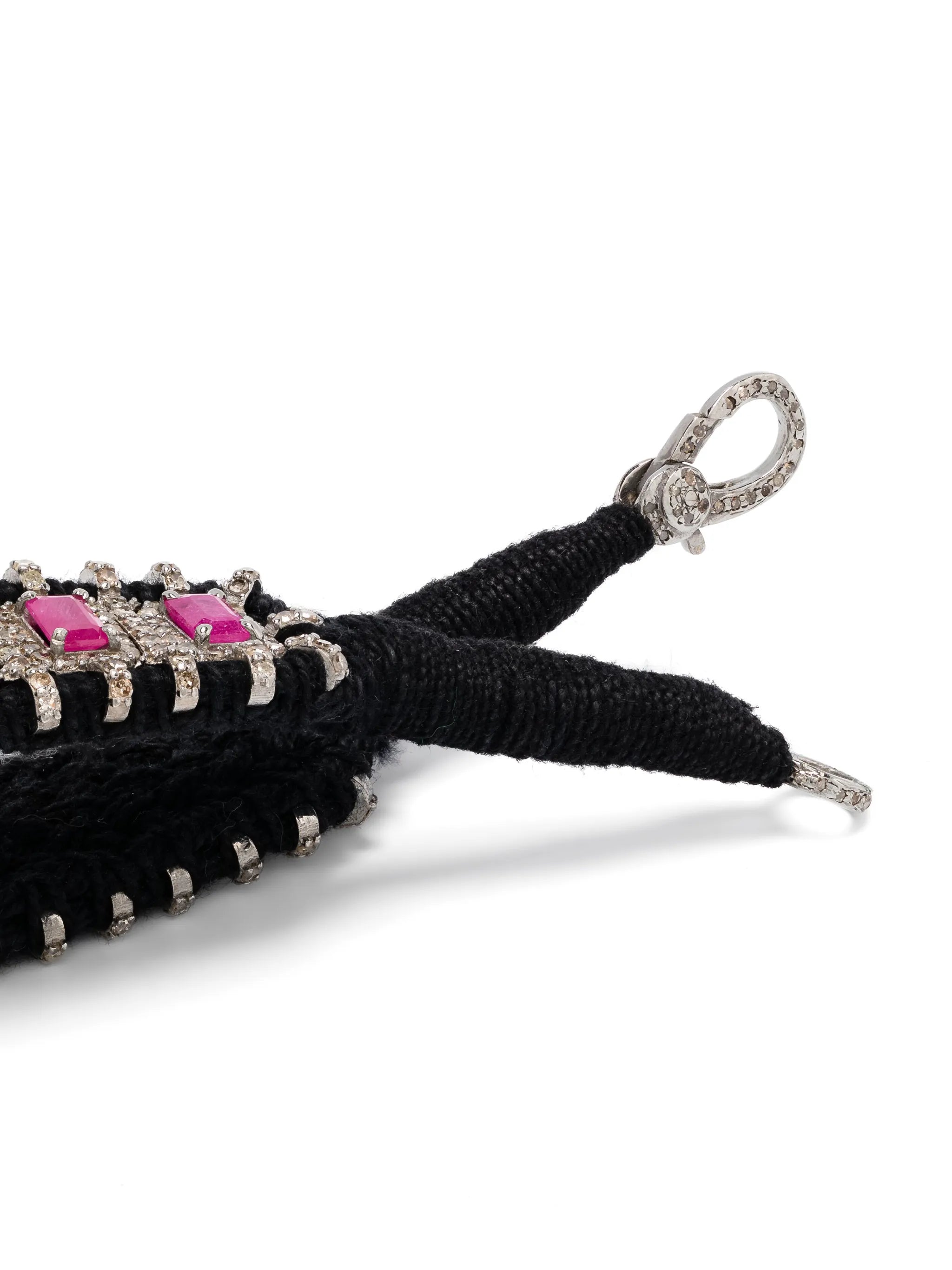ruby and diamond statement bracelet