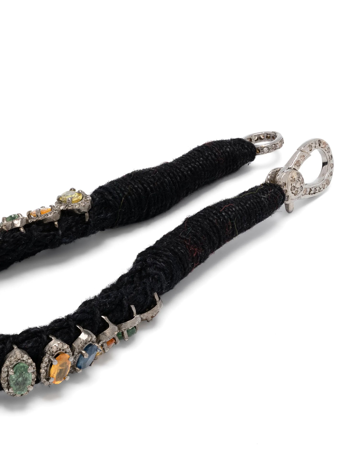 Rainbow Sapphire statement bracelet