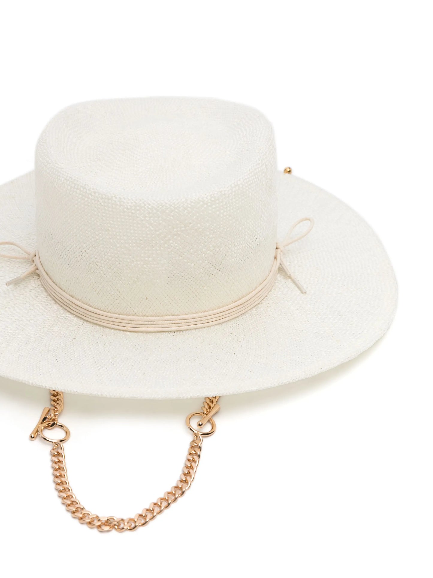 Sisal straw gambler hat