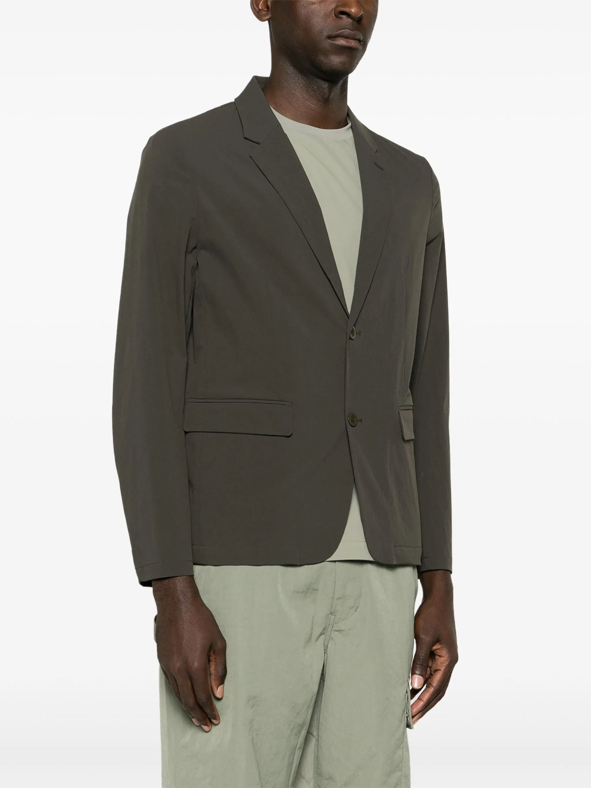 Active Comfort single-breasted blazer