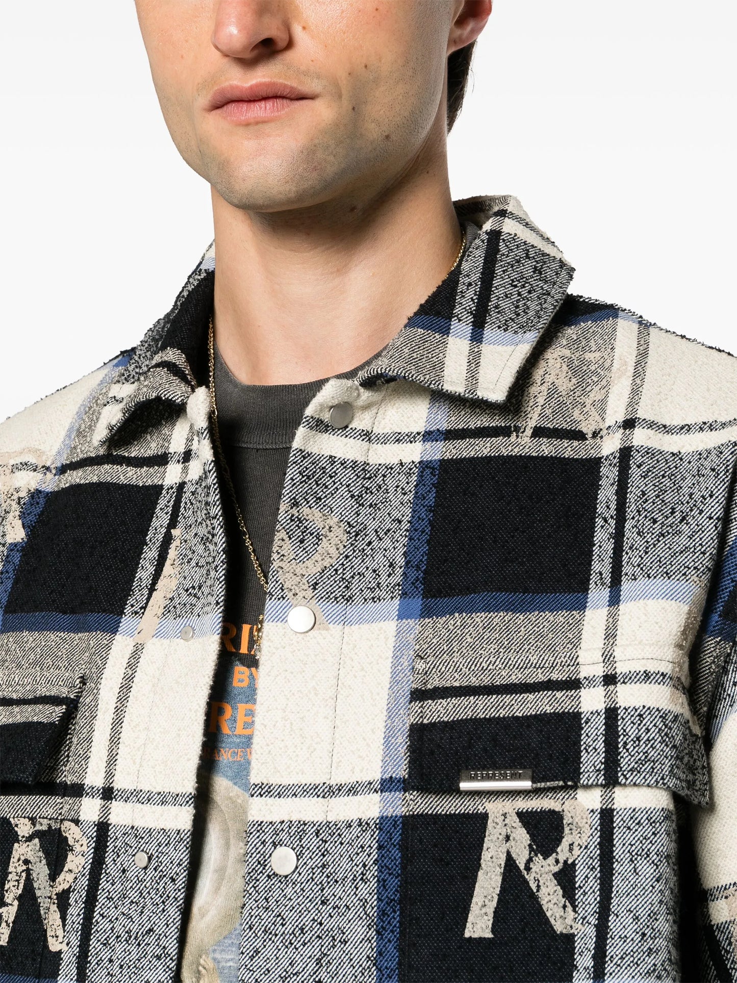 checked flannel shirt
