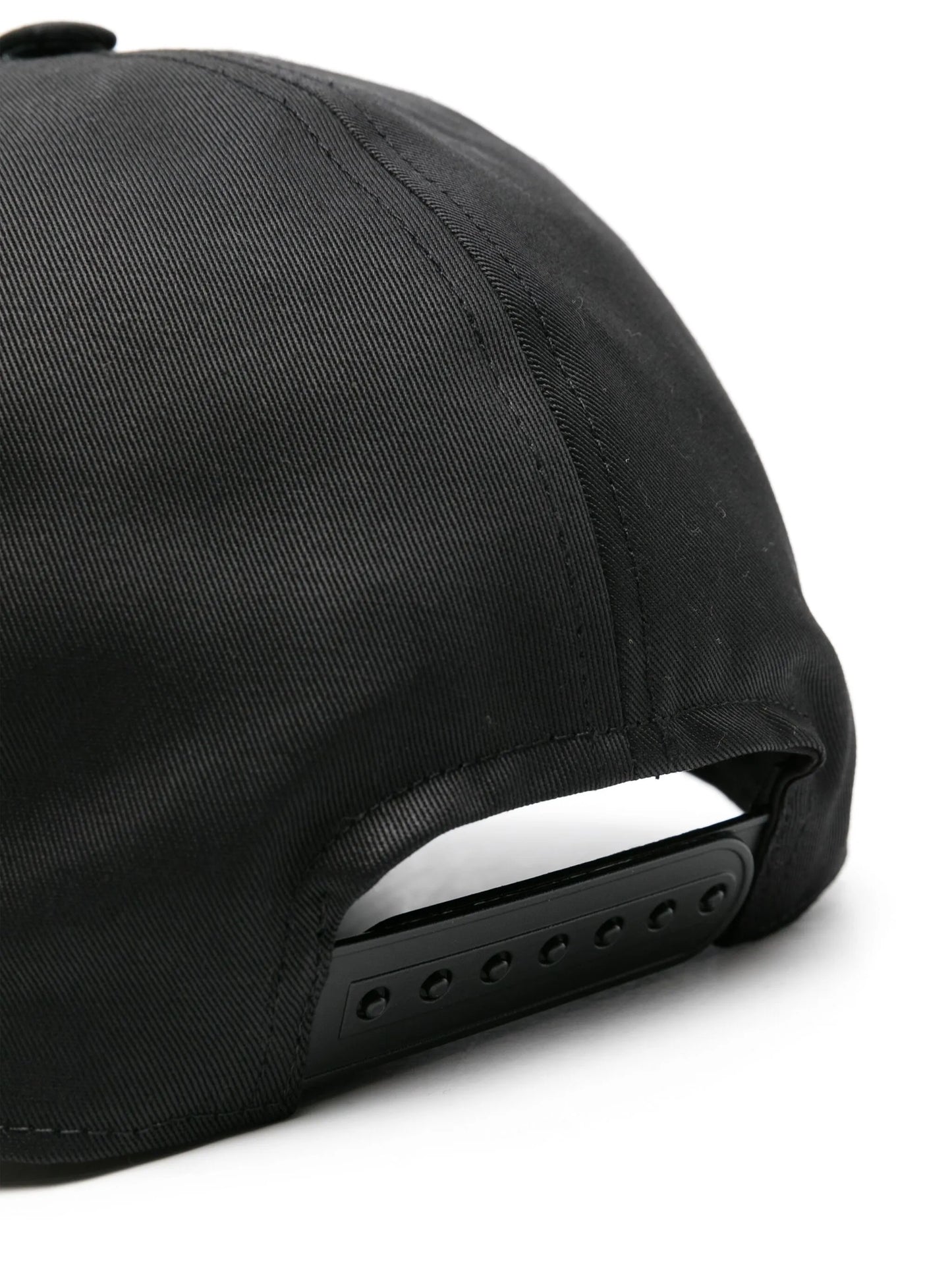 embroidered-slogan organic-cotton cap