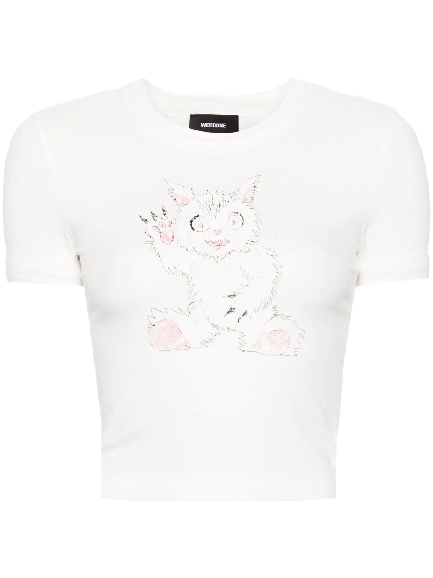 Doodle Monster short-sleeve T-shirt