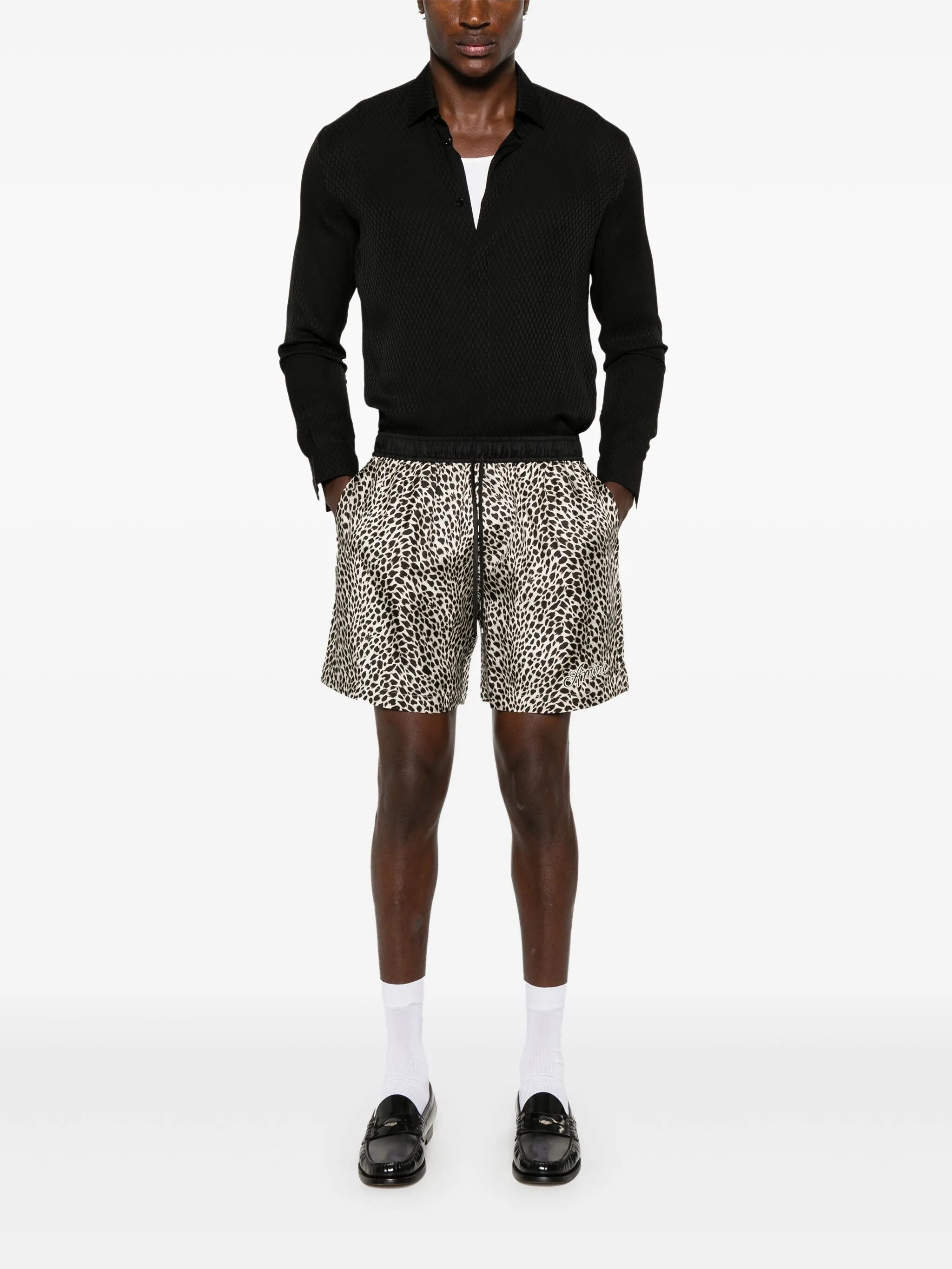 leopard shorts