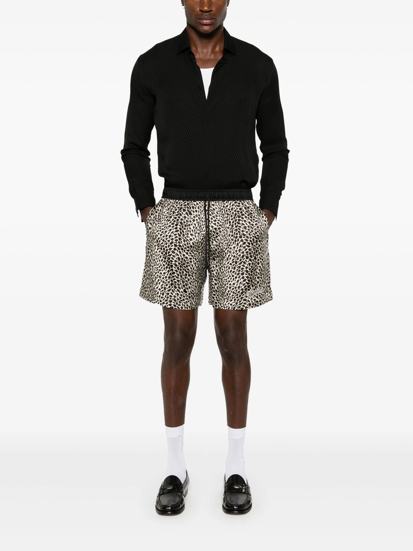 leopard shorts