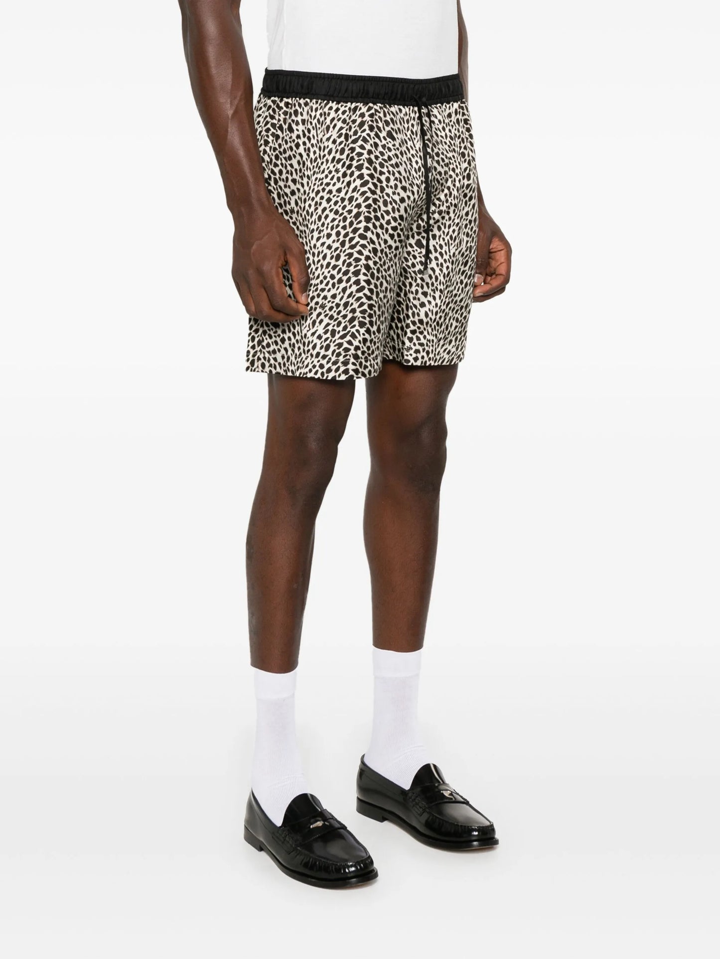 leopard shorts