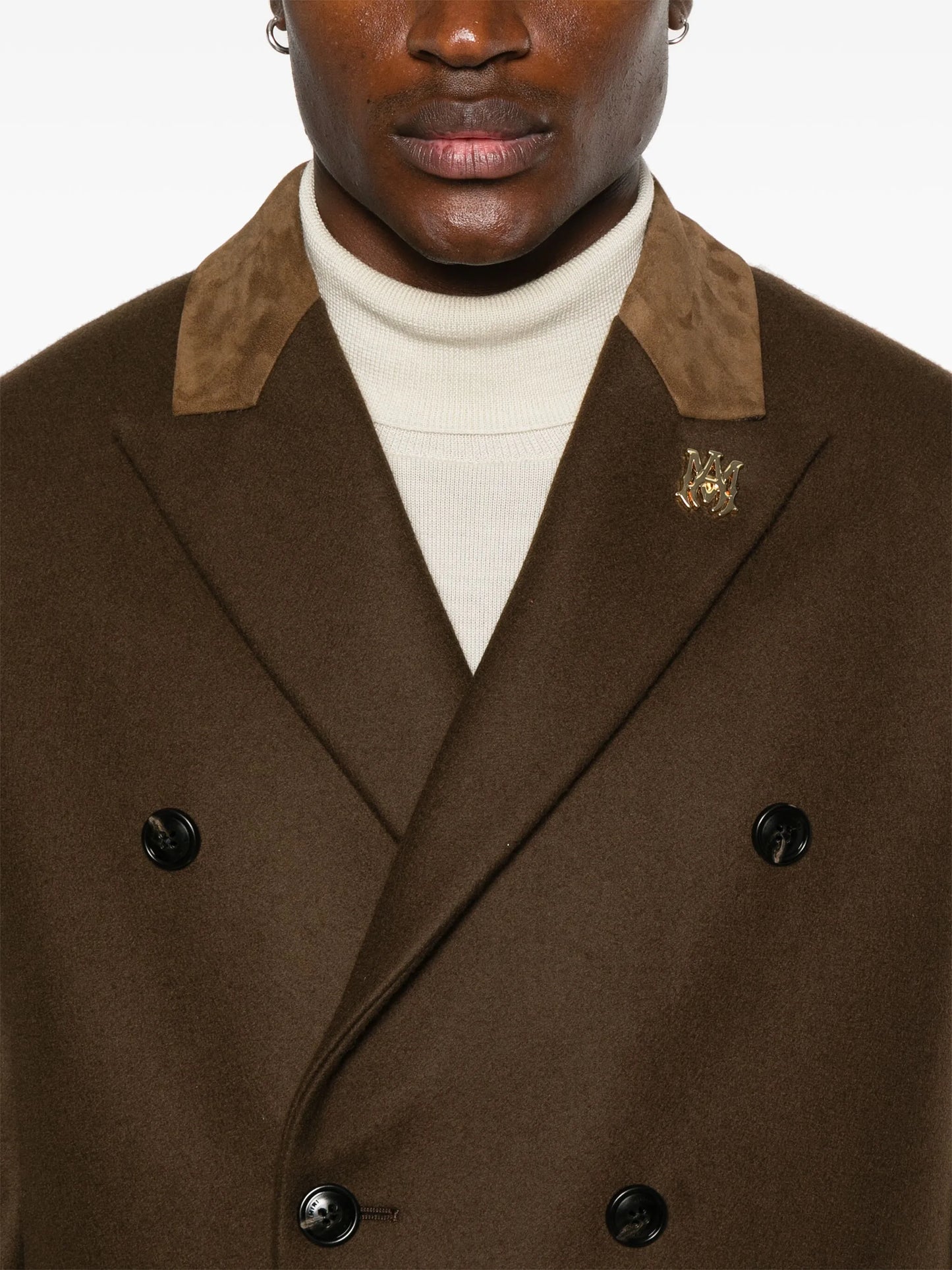 double-breasted coat