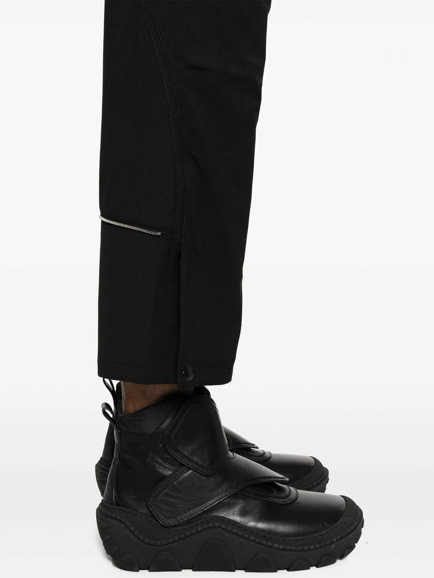 Utility straight-leg trousers
