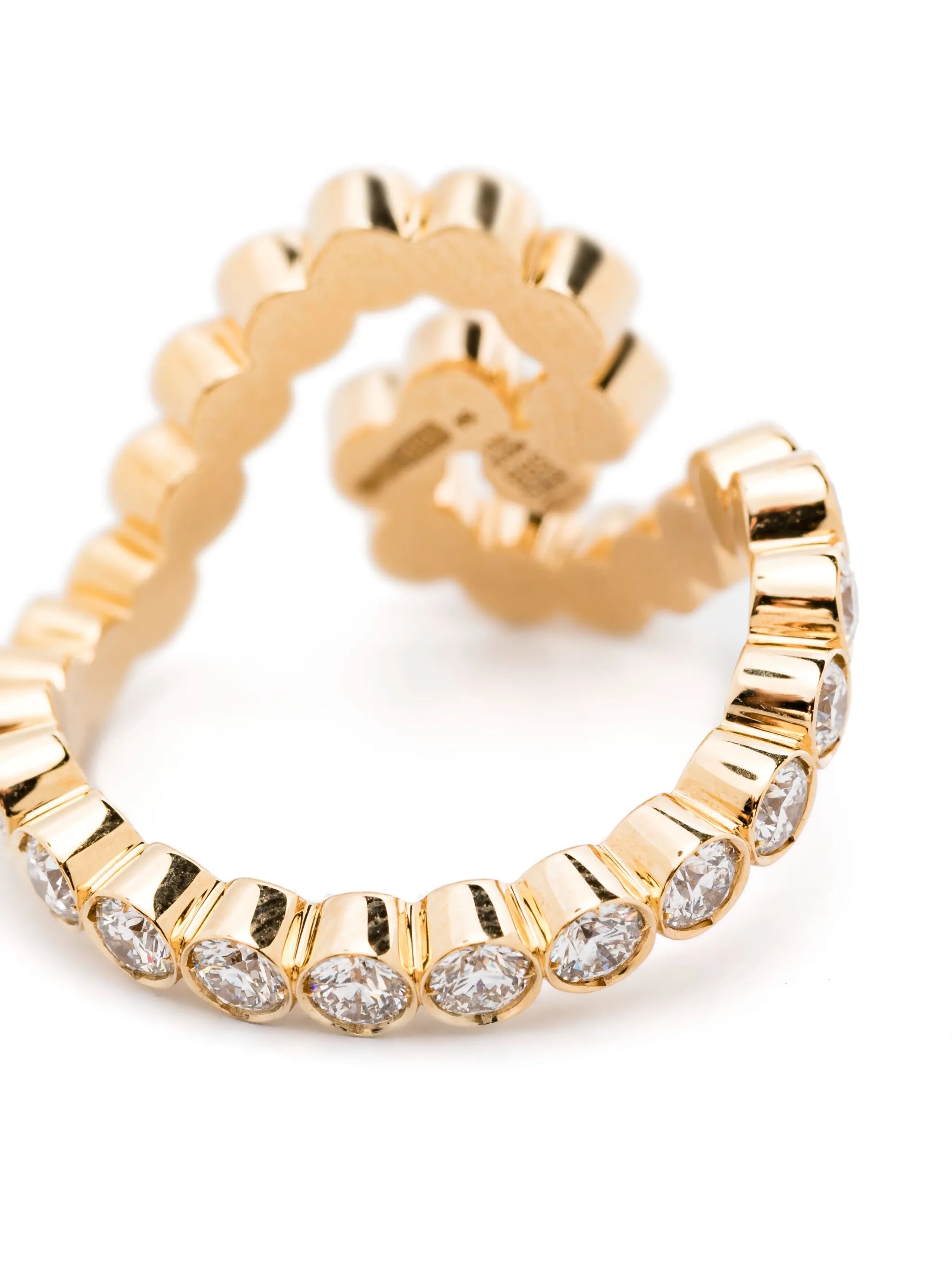 18kt recycled yellow gold Gaia Diamant ring