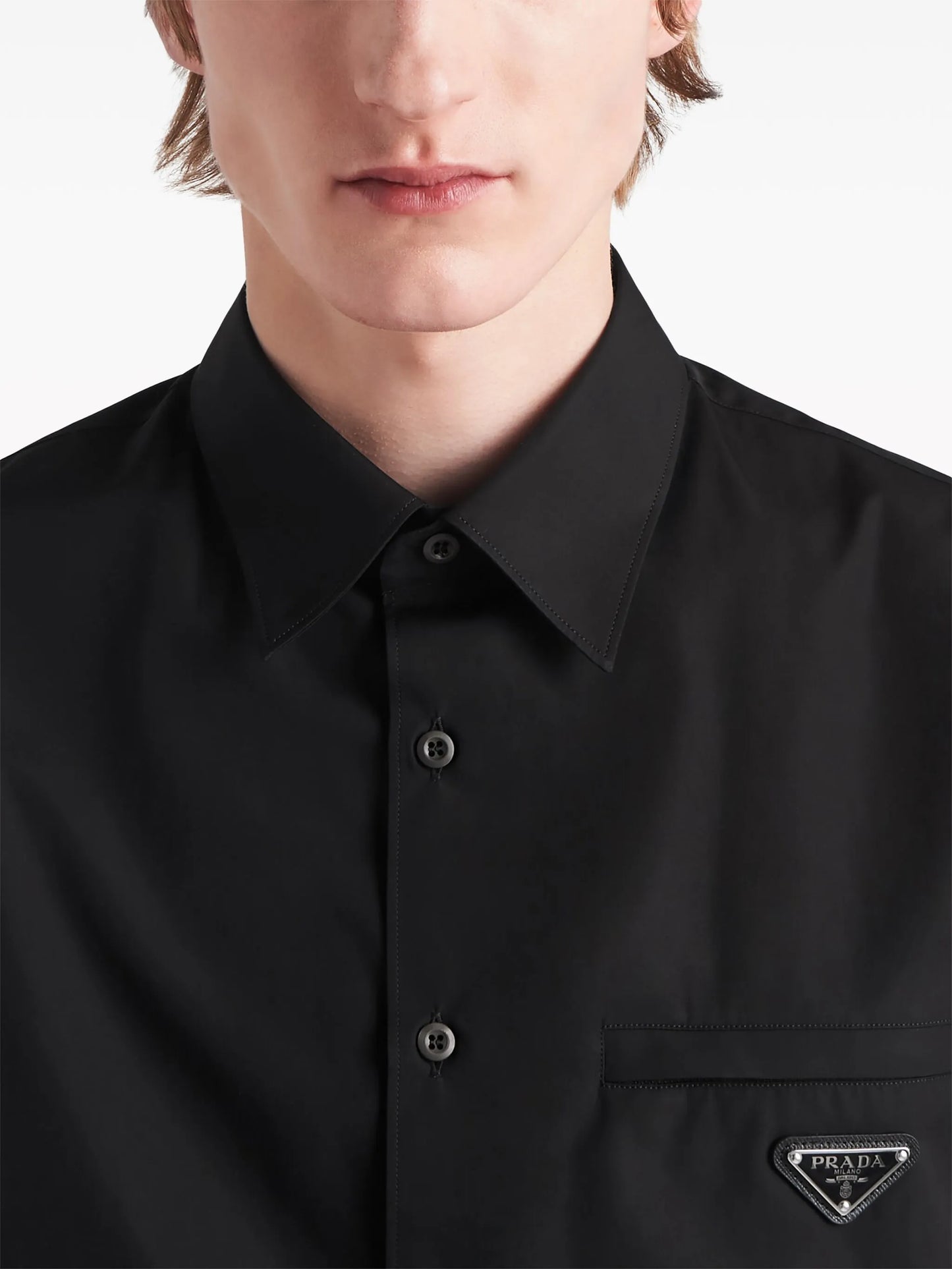 enamel triangle-logo shirt