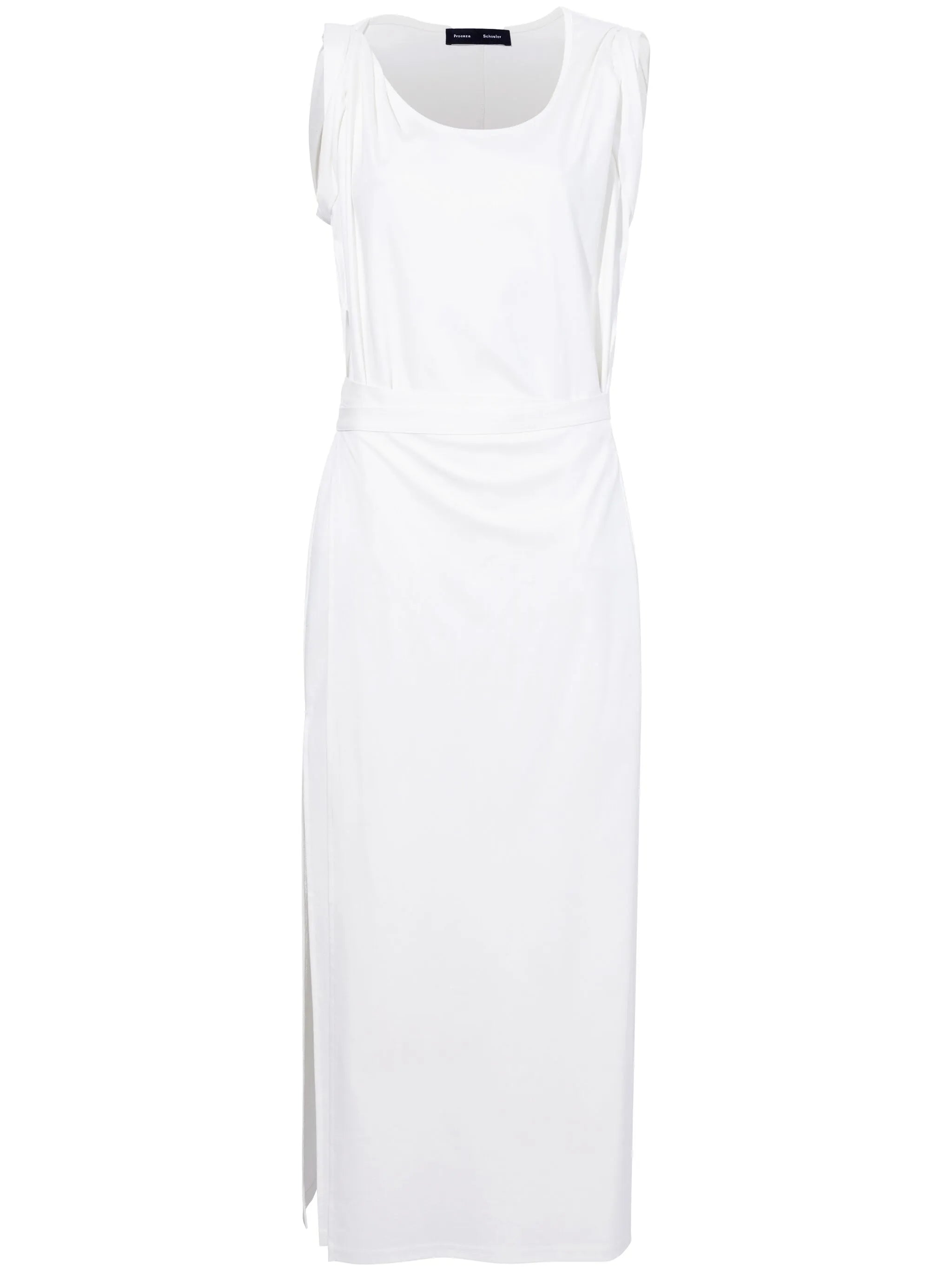 scoop neck organic cotton dress