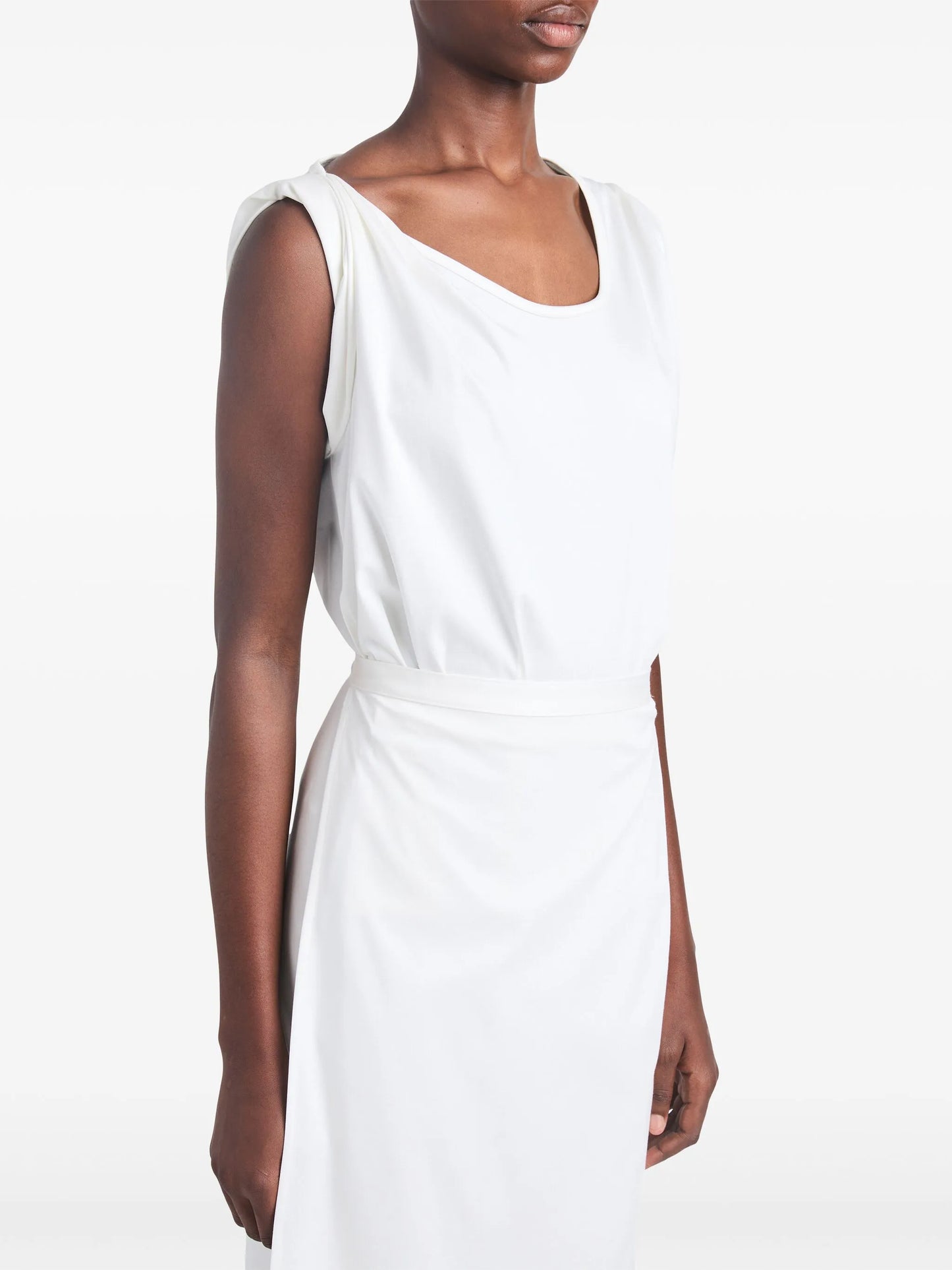 scoop neck organic cotton dress
