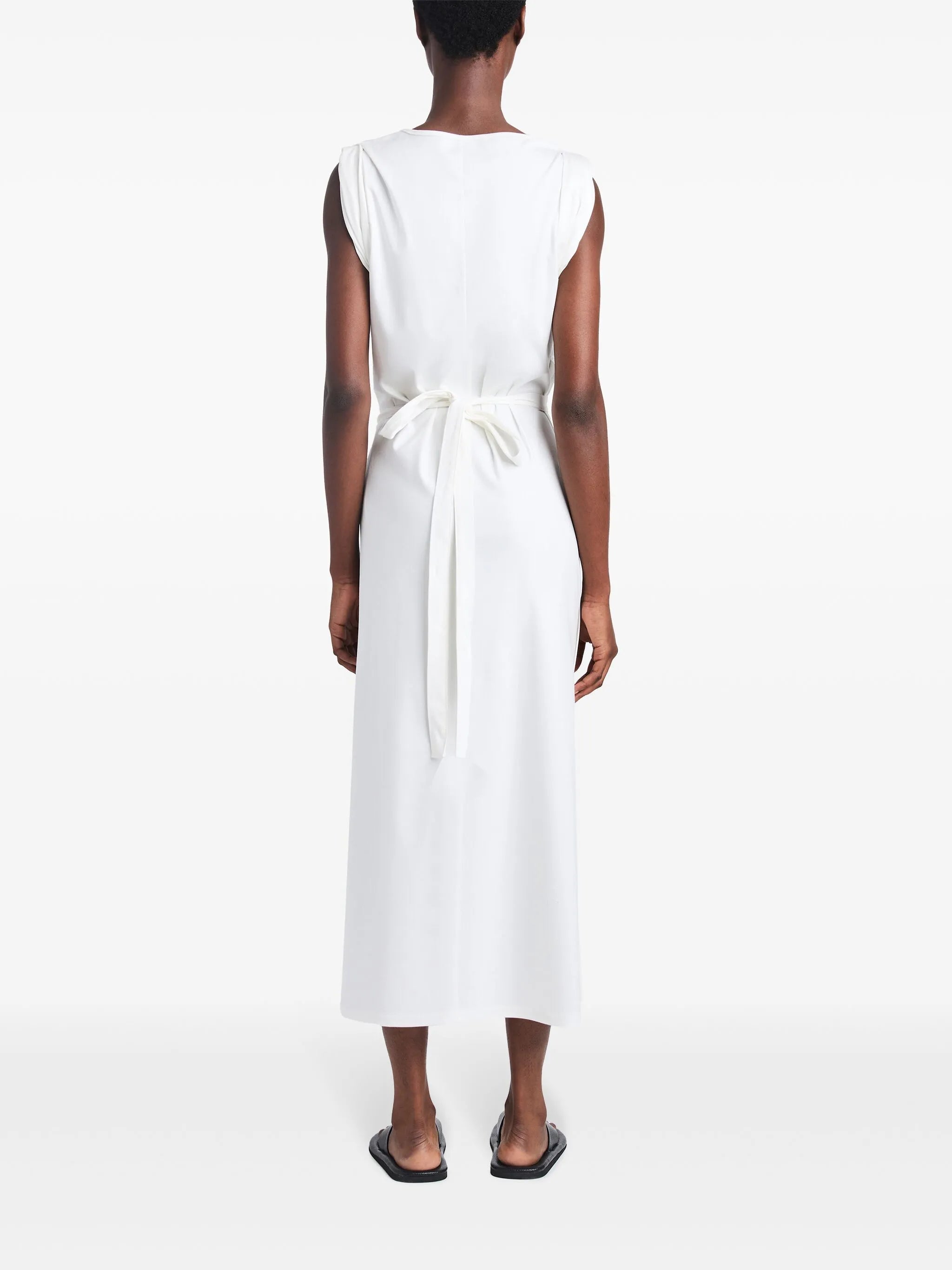 scoop neck organic cotton dress