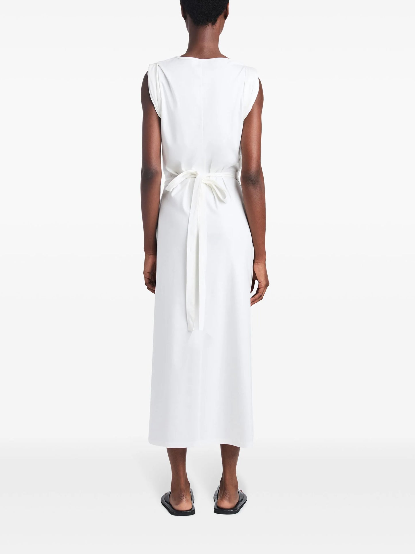 scoop neck organic cotton dress