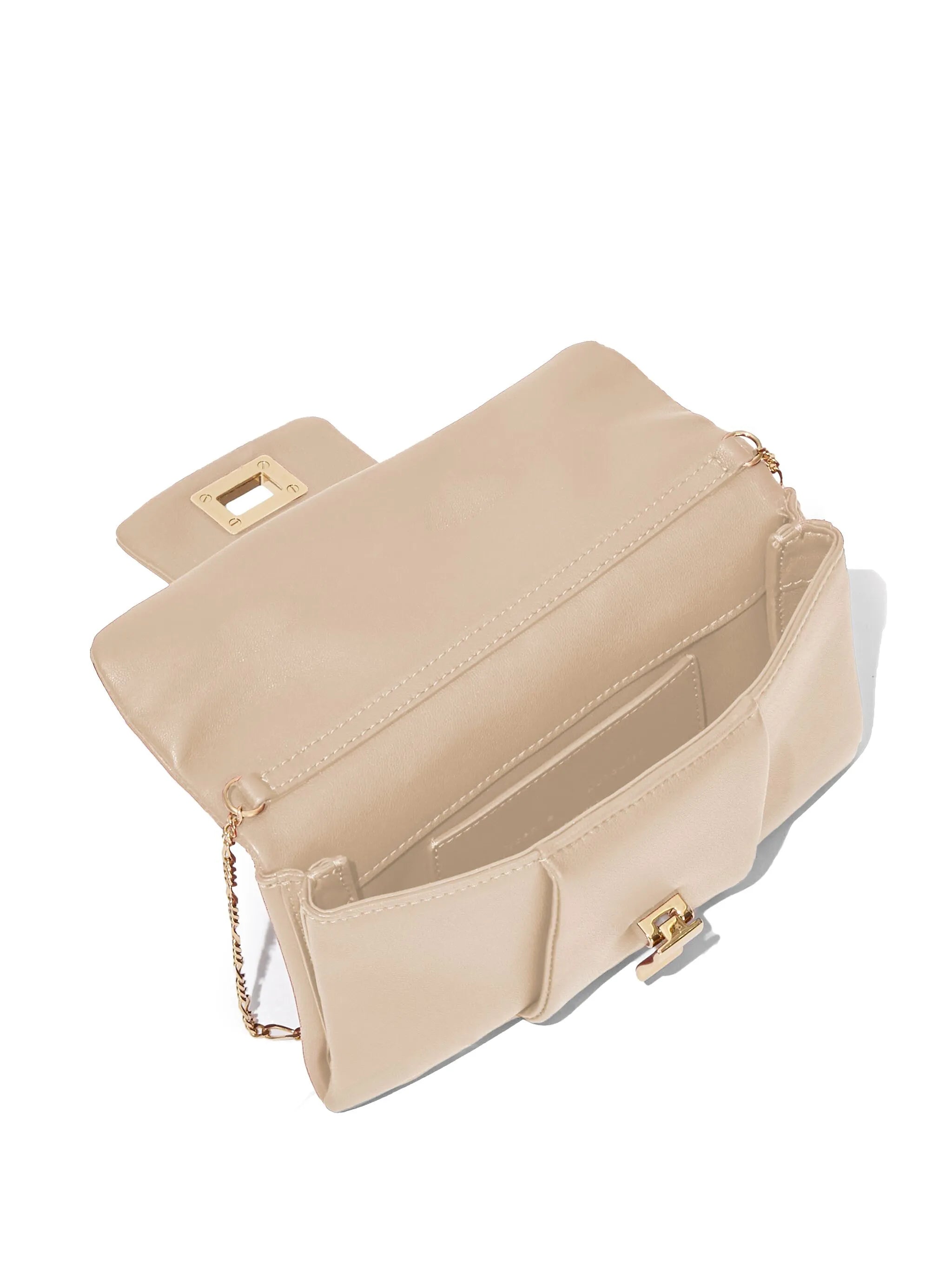 Flip shoulder bag