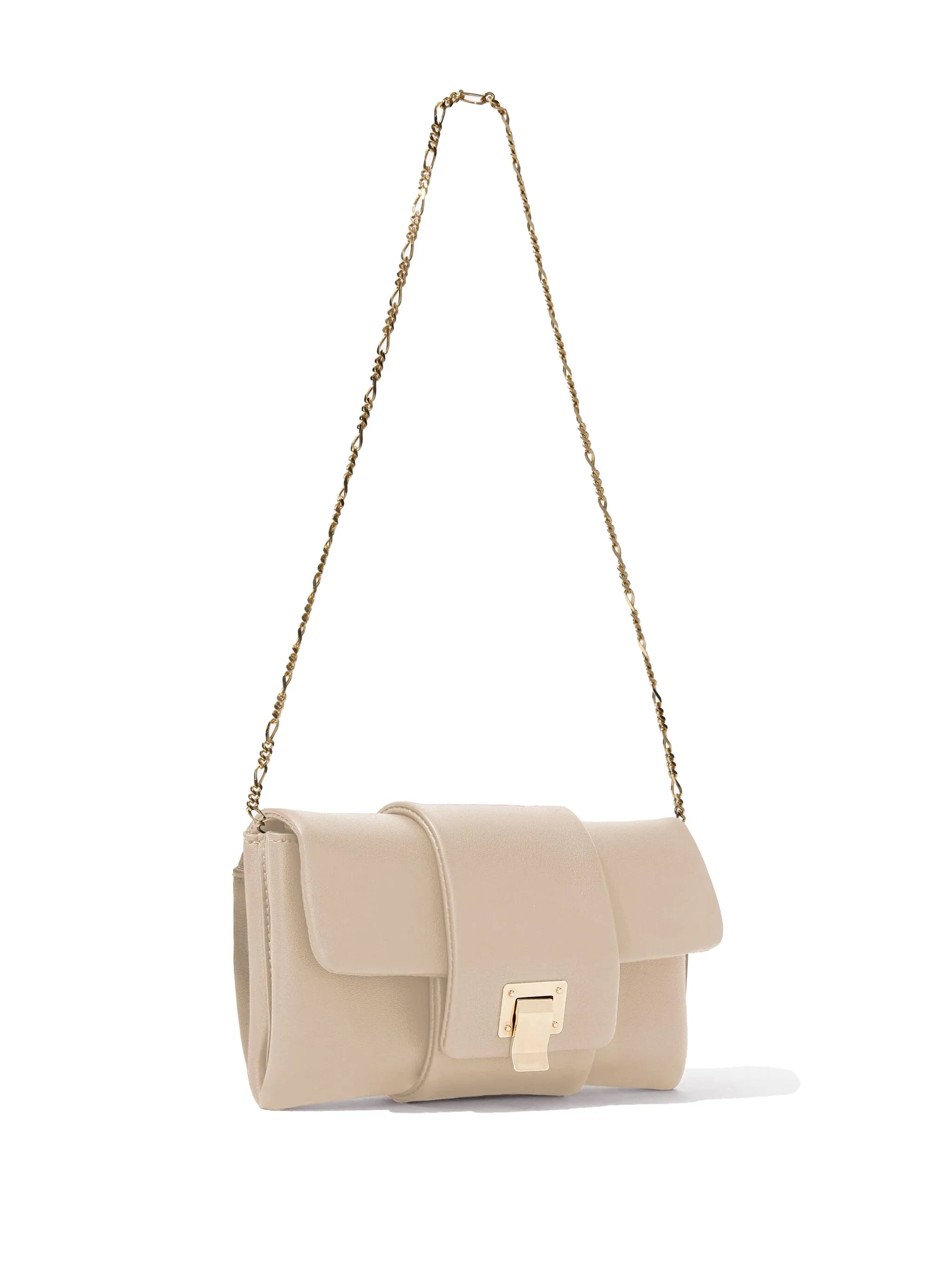 Flip shoulder bag