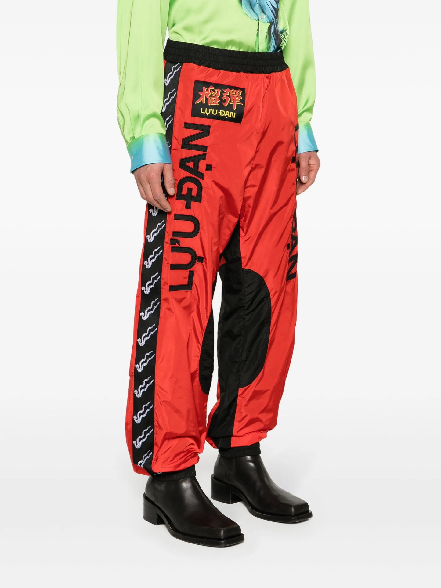 L-D logo-letters track pants