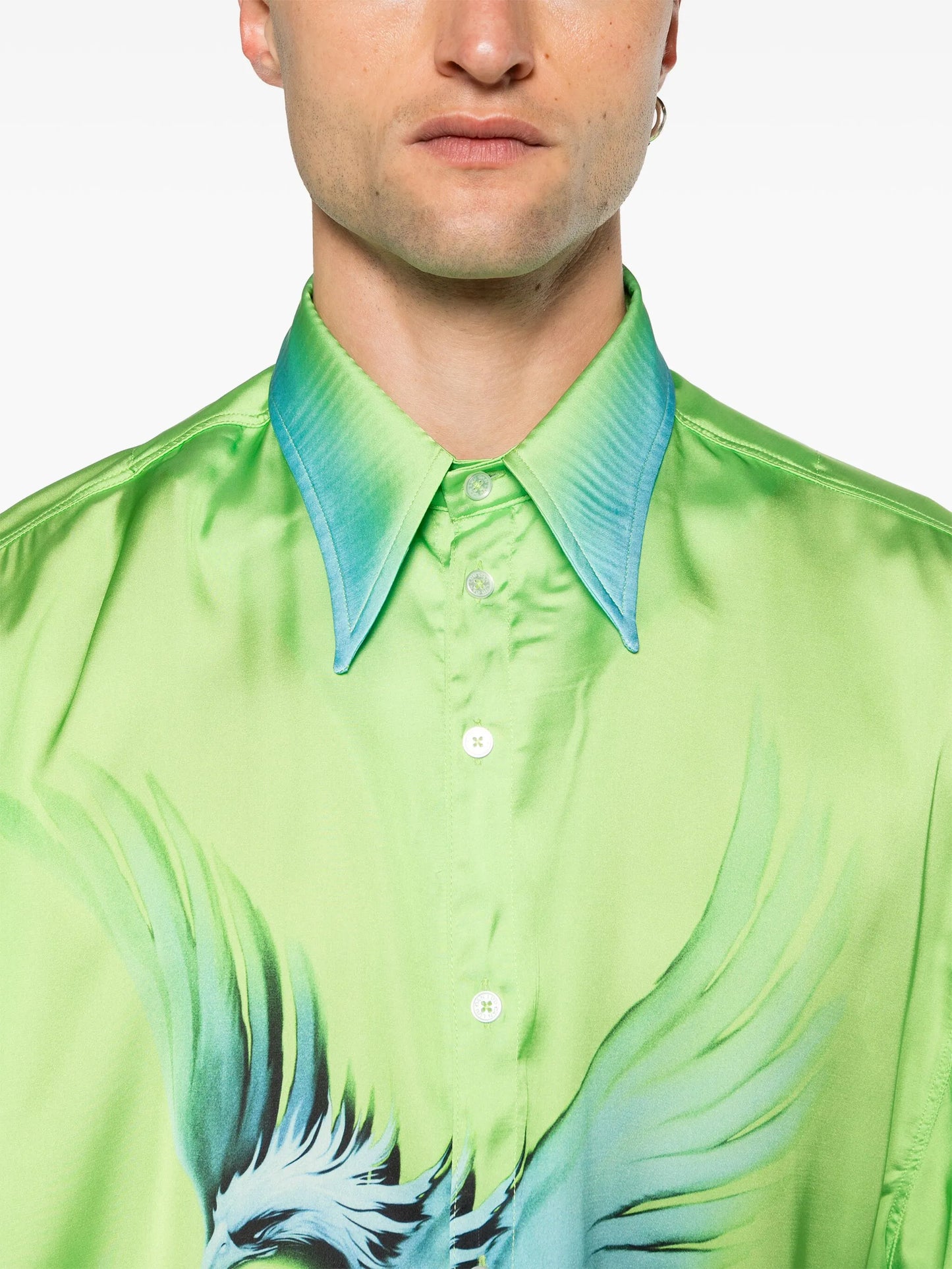 80´s Club satin shirt