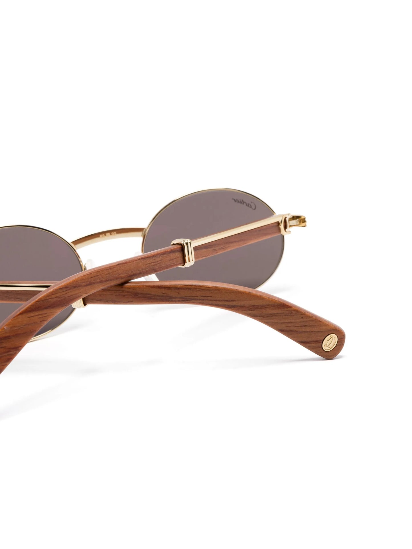 oval-frame sunglasses