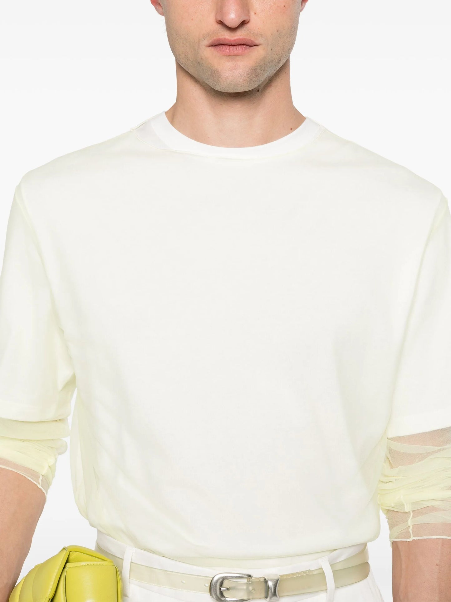 layered long-sleeve T-shirt