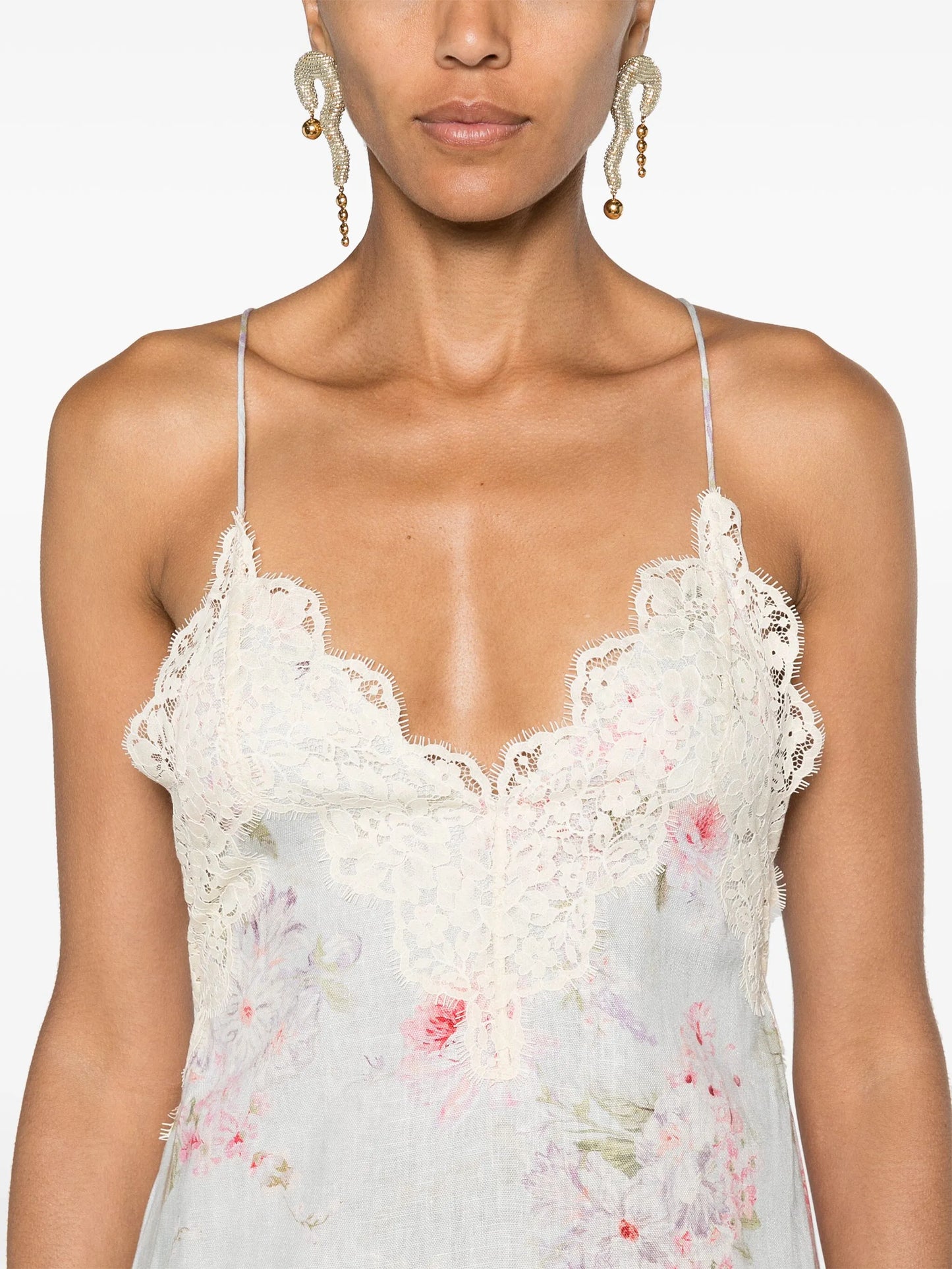 Halliday floral-print maxi dress