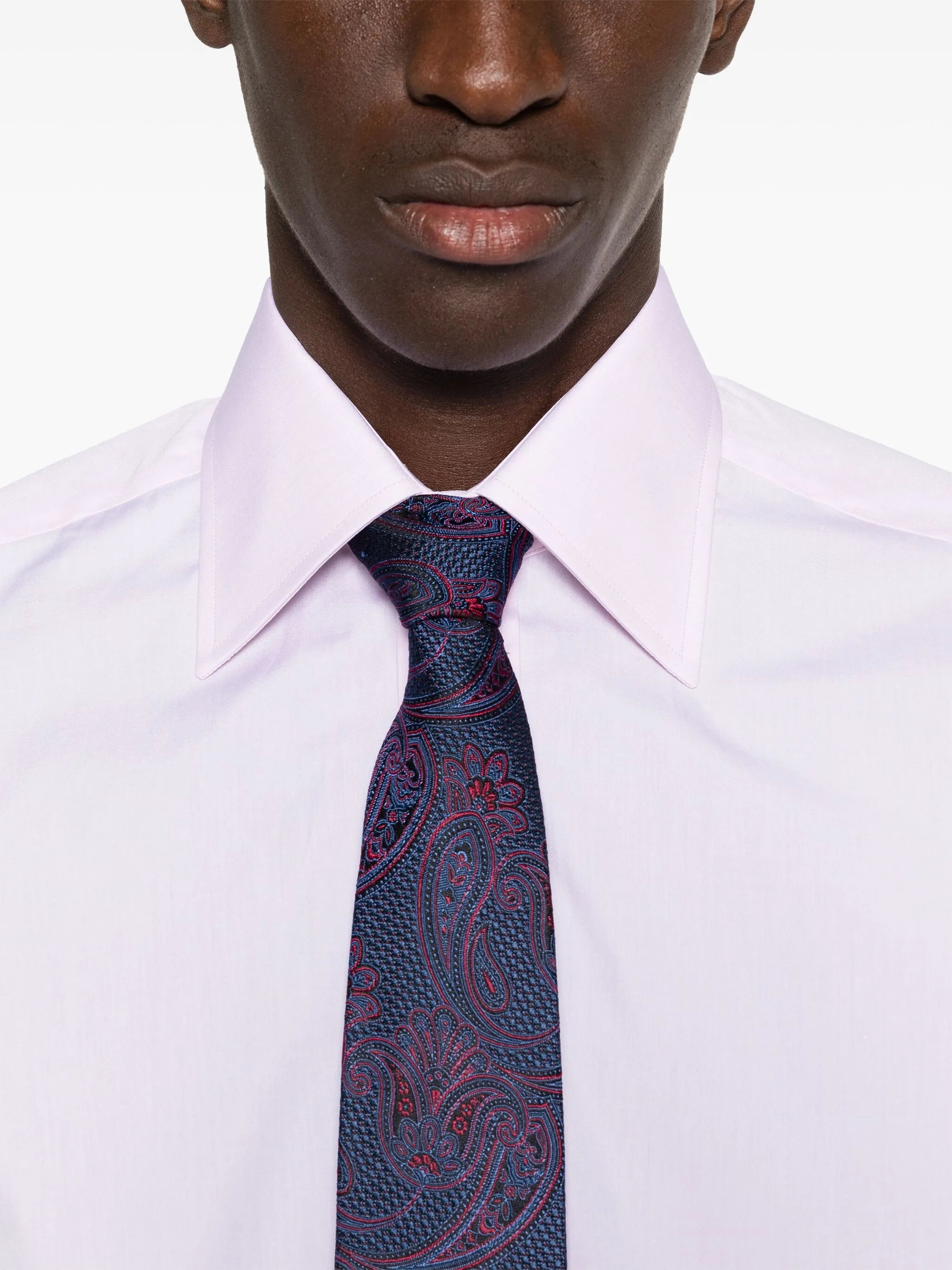long-sleeve poplin shirt