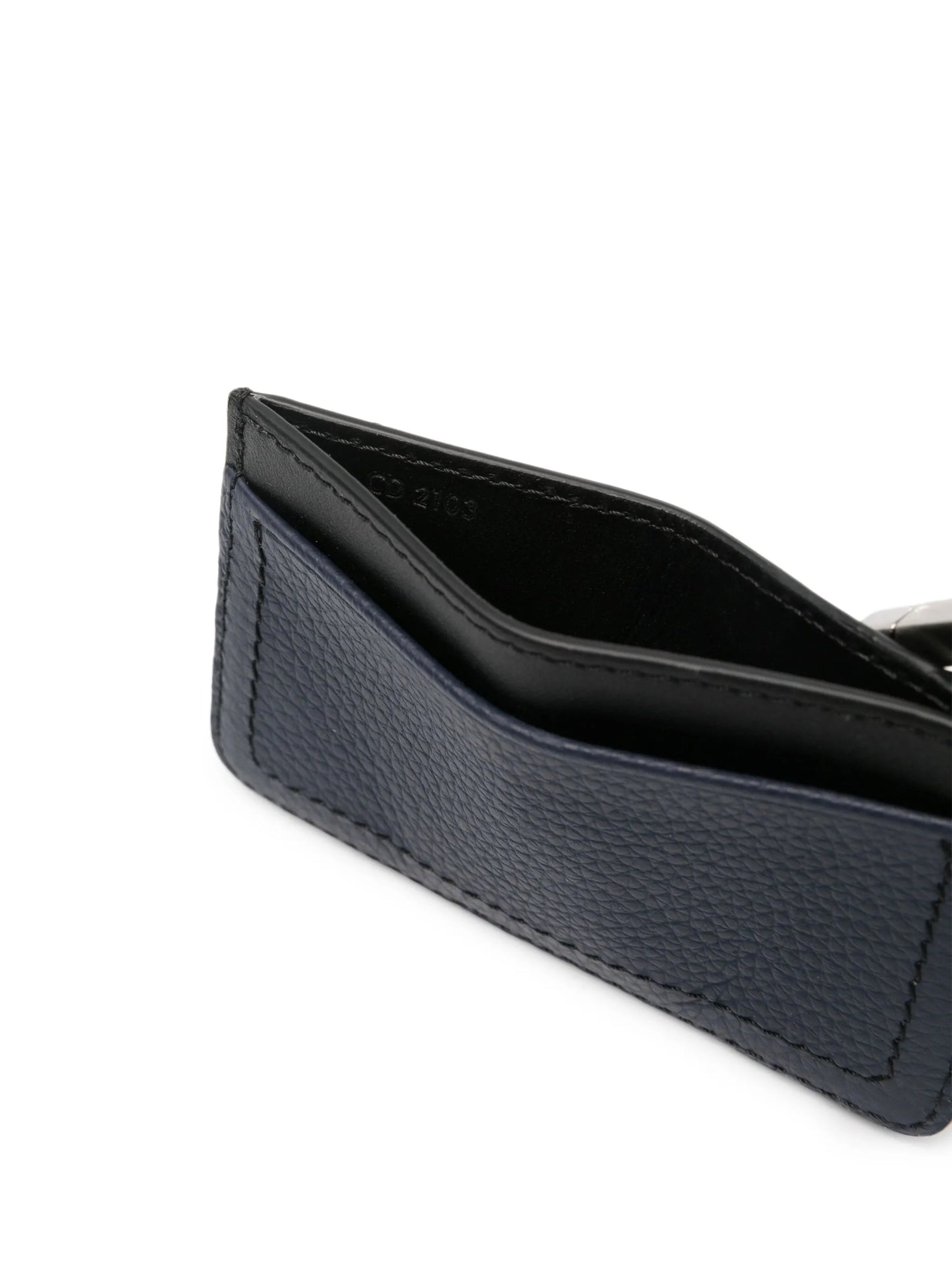 Le porte-cartes Cuerda leather cardholder