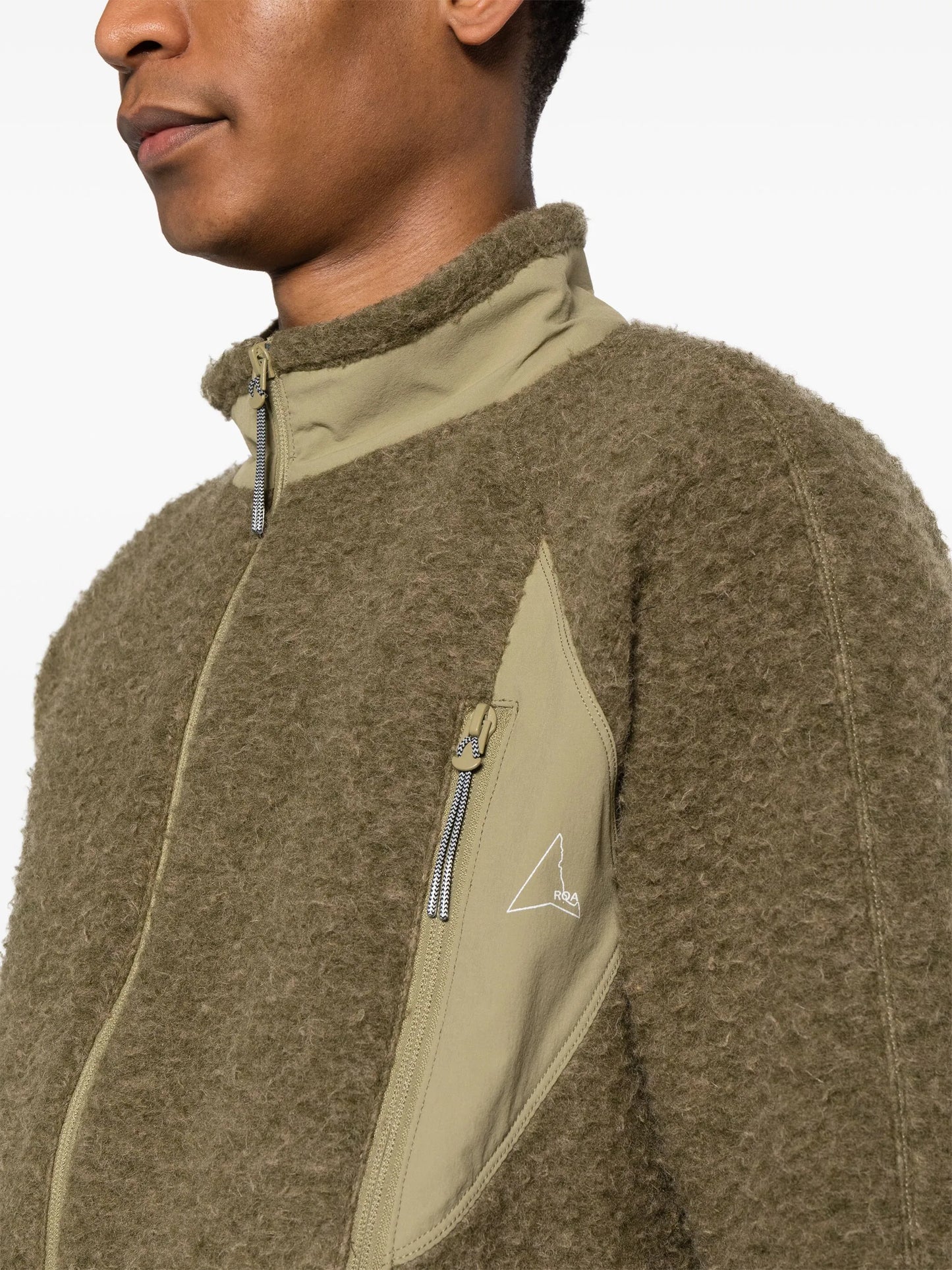 Polar zip-up fleece jacket