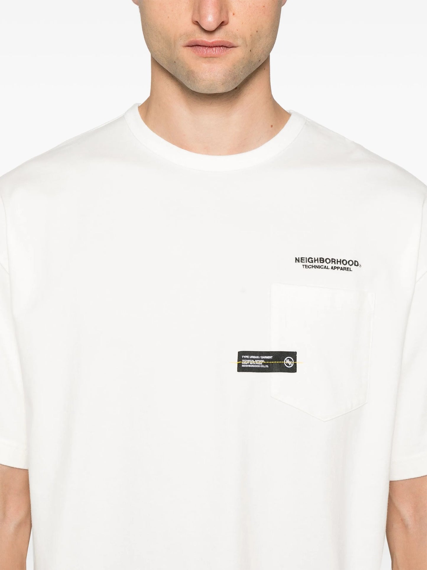 logo-embroidered cotton T-shirt