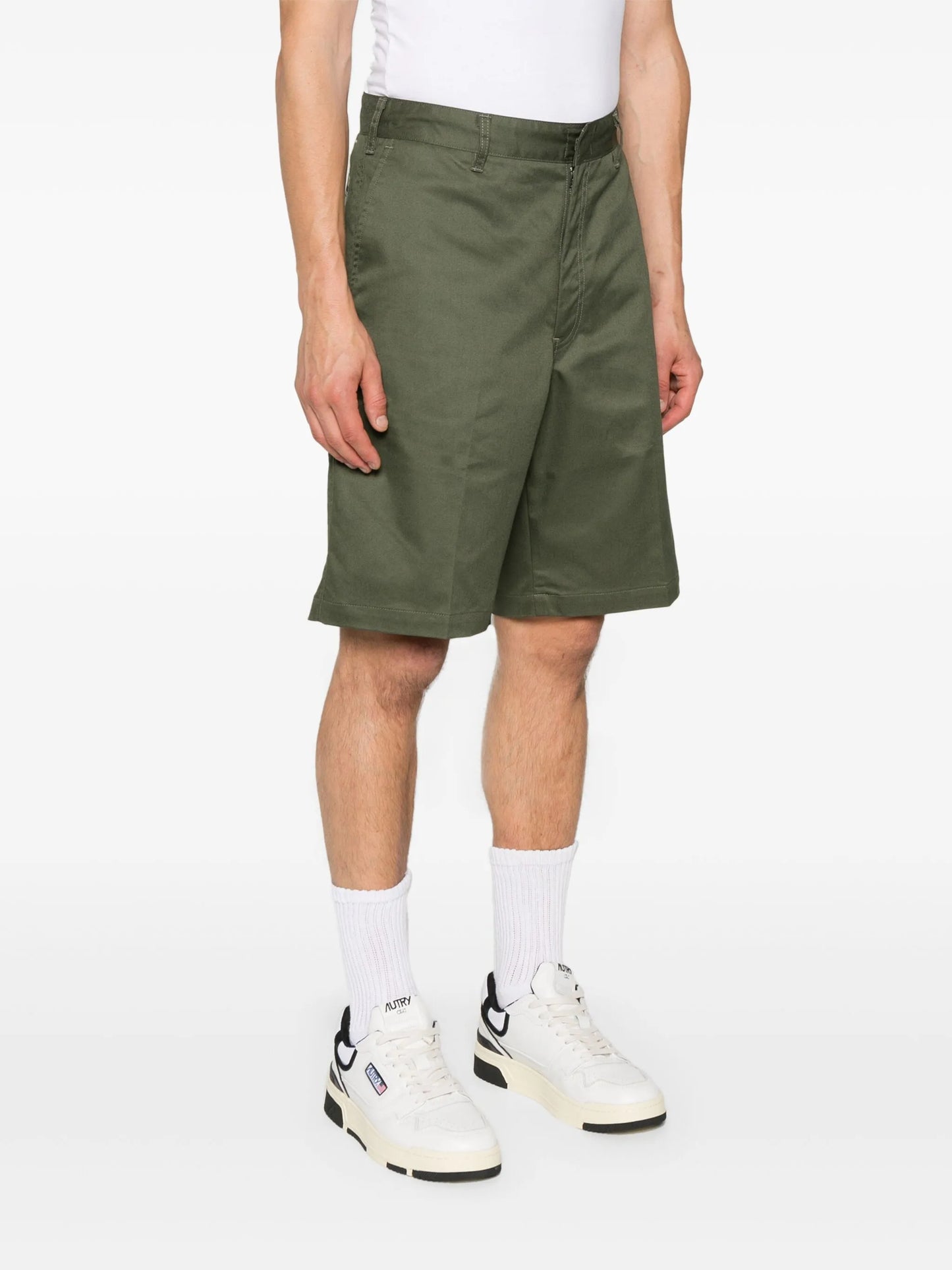 logo-patch shorts