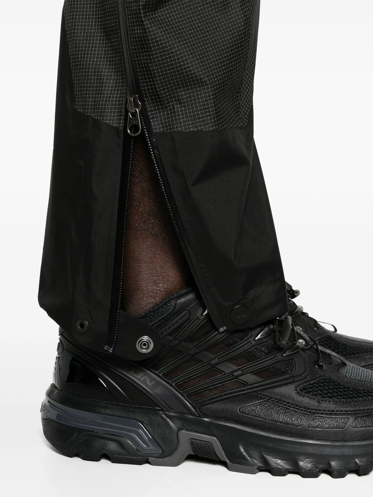 Alpha checked waterproof trousers