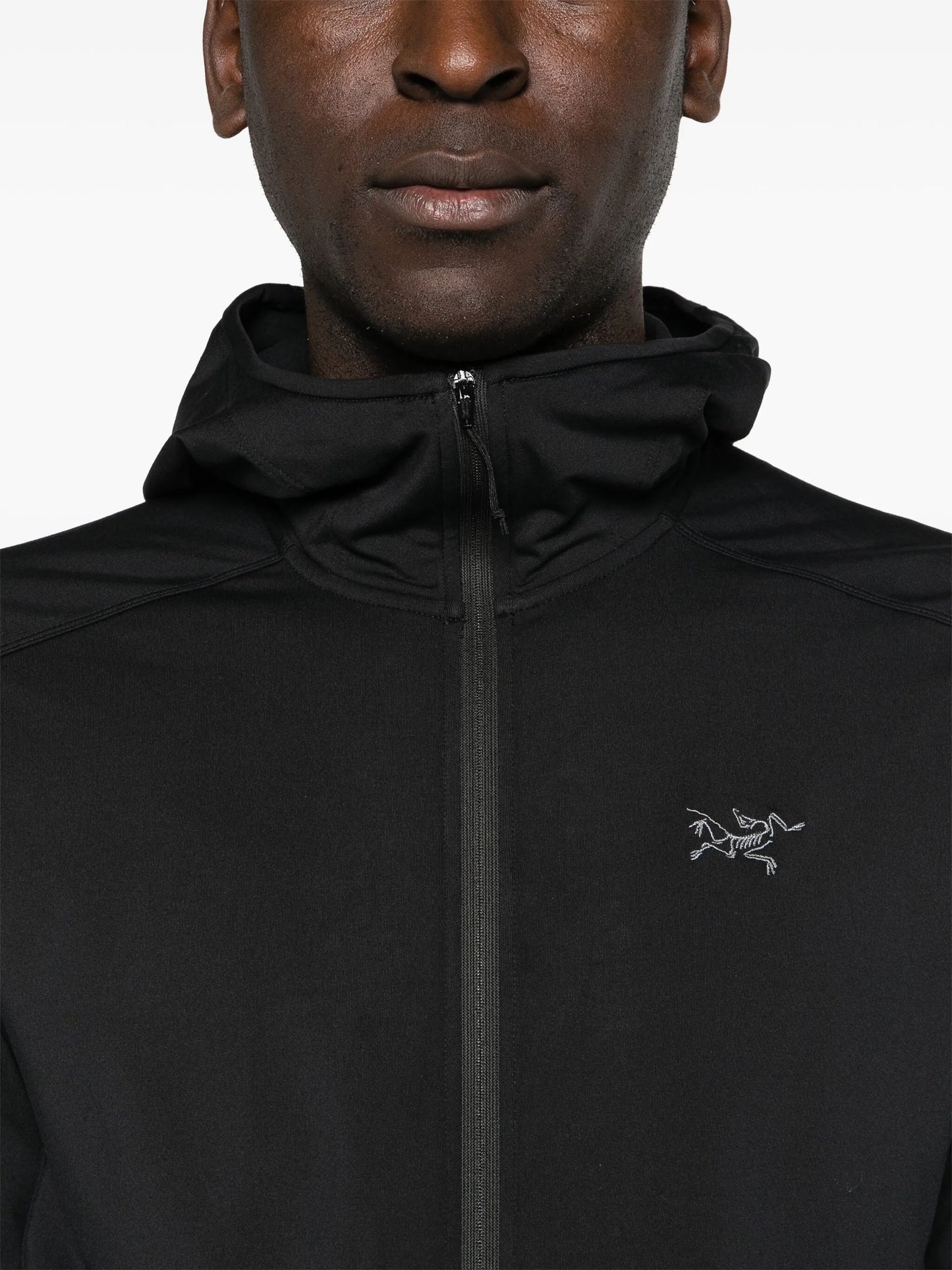 Kyanite zip-up hooded jacket